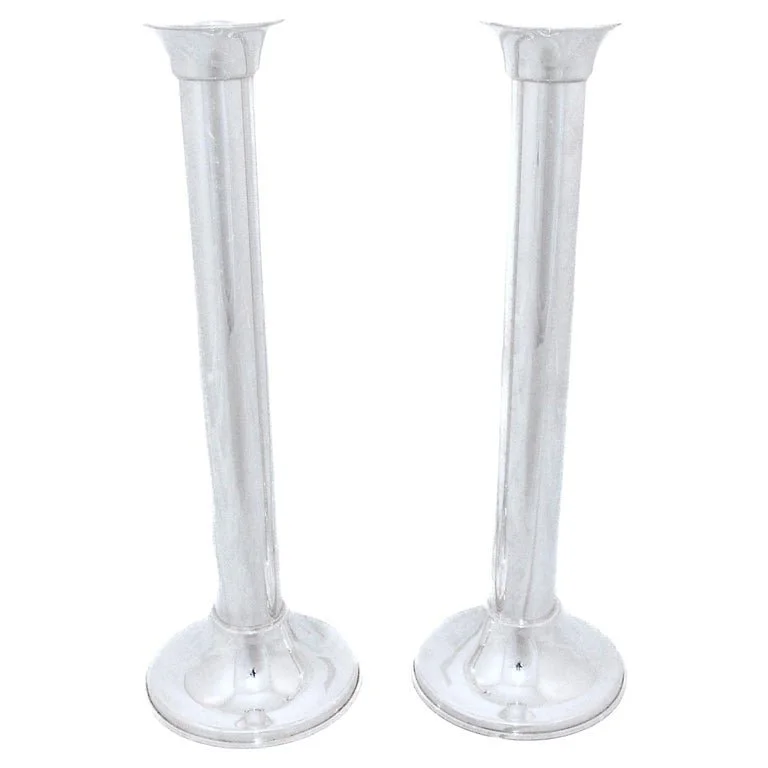 Sterling Silver Shabbat Candlesticks