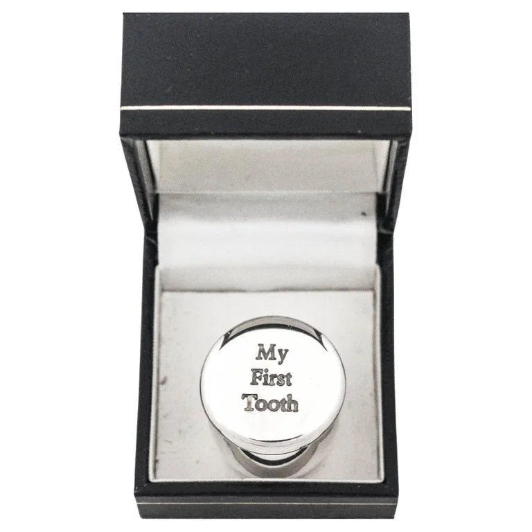 Sterling Silver First Tooth Box