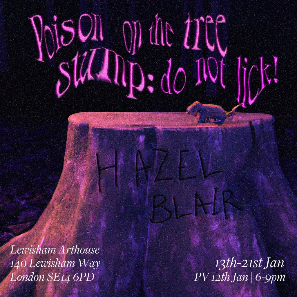 Poison On The Tree Stump: Do Not Lick!