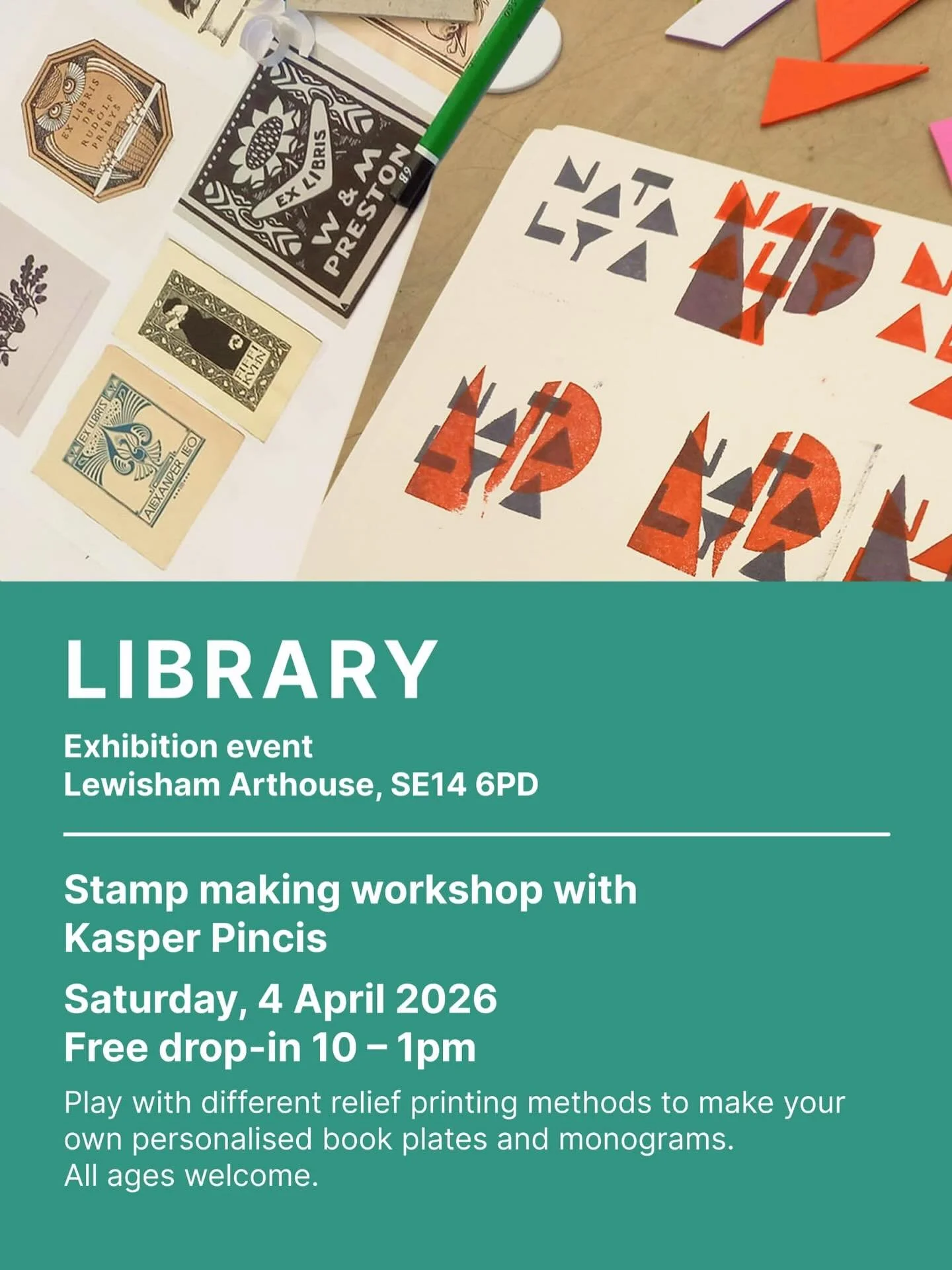 Library- exhibition continues until 5 April.
Join us at the artist-led workshop and tour this weekend!