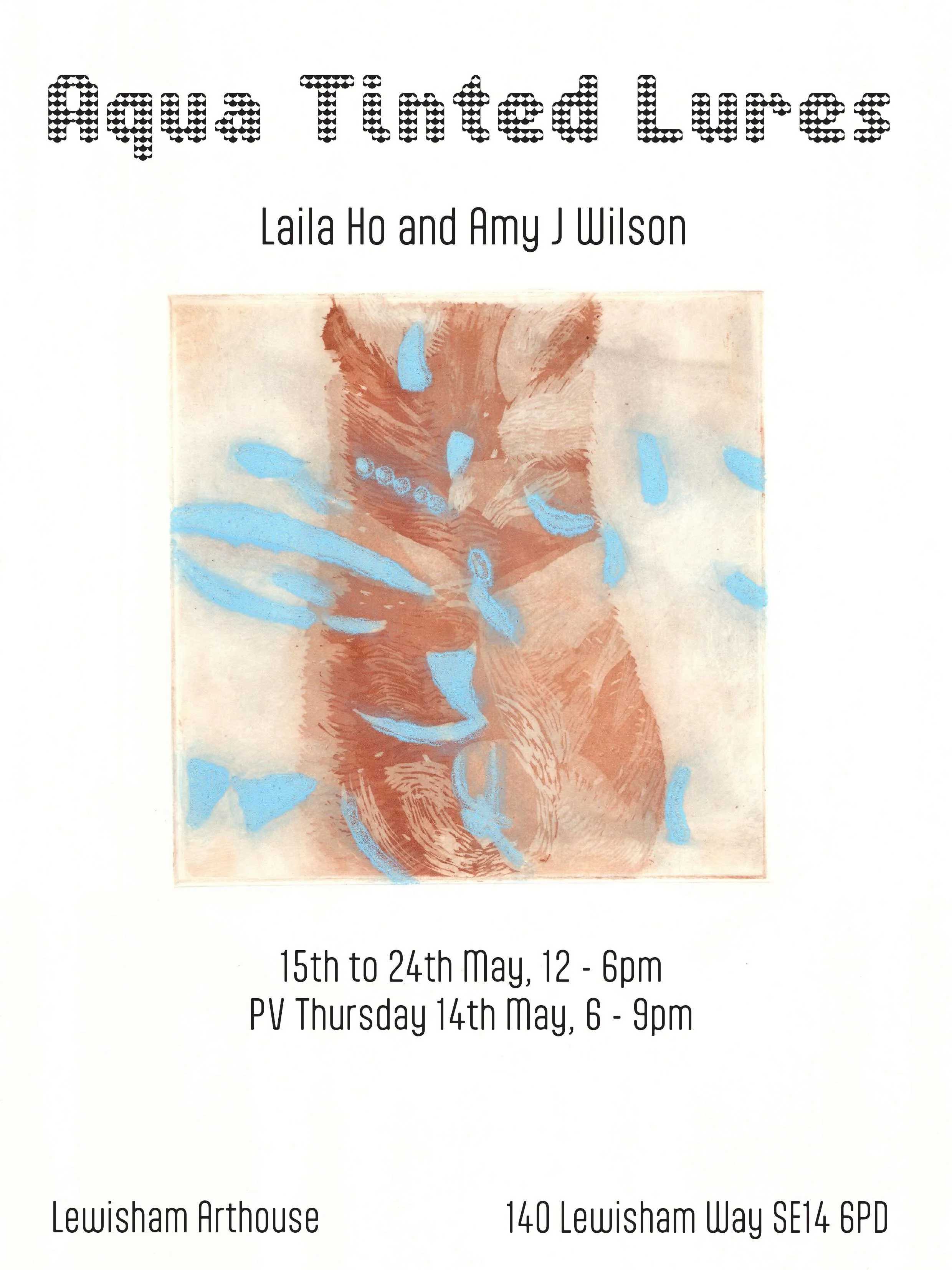 We are please to announce, Aqua Tinted Lures by Laila Ho and Amy J Wilson.

PV: 14th May, 2026 (Thursday) / 6- 9 pm
Open : 15th - 24th May, 2026 / 12 - 6 pm

Aqua Tinted Lures is a duo show by Laila Ho and Amy J Wilson exploring histories of represen