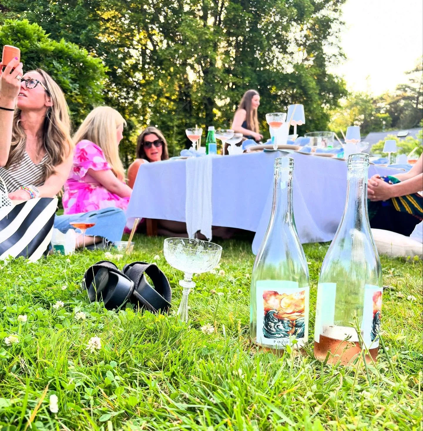 Beautiful weather. Great conversations. Lots of laughs. Wine just tastes better when you can share it with friends - old and new.

Our Pocomo Ros&eacute; was made for sharing and pairs perfectly with oysters and summer dinners. 

Pickup a bottle at P
