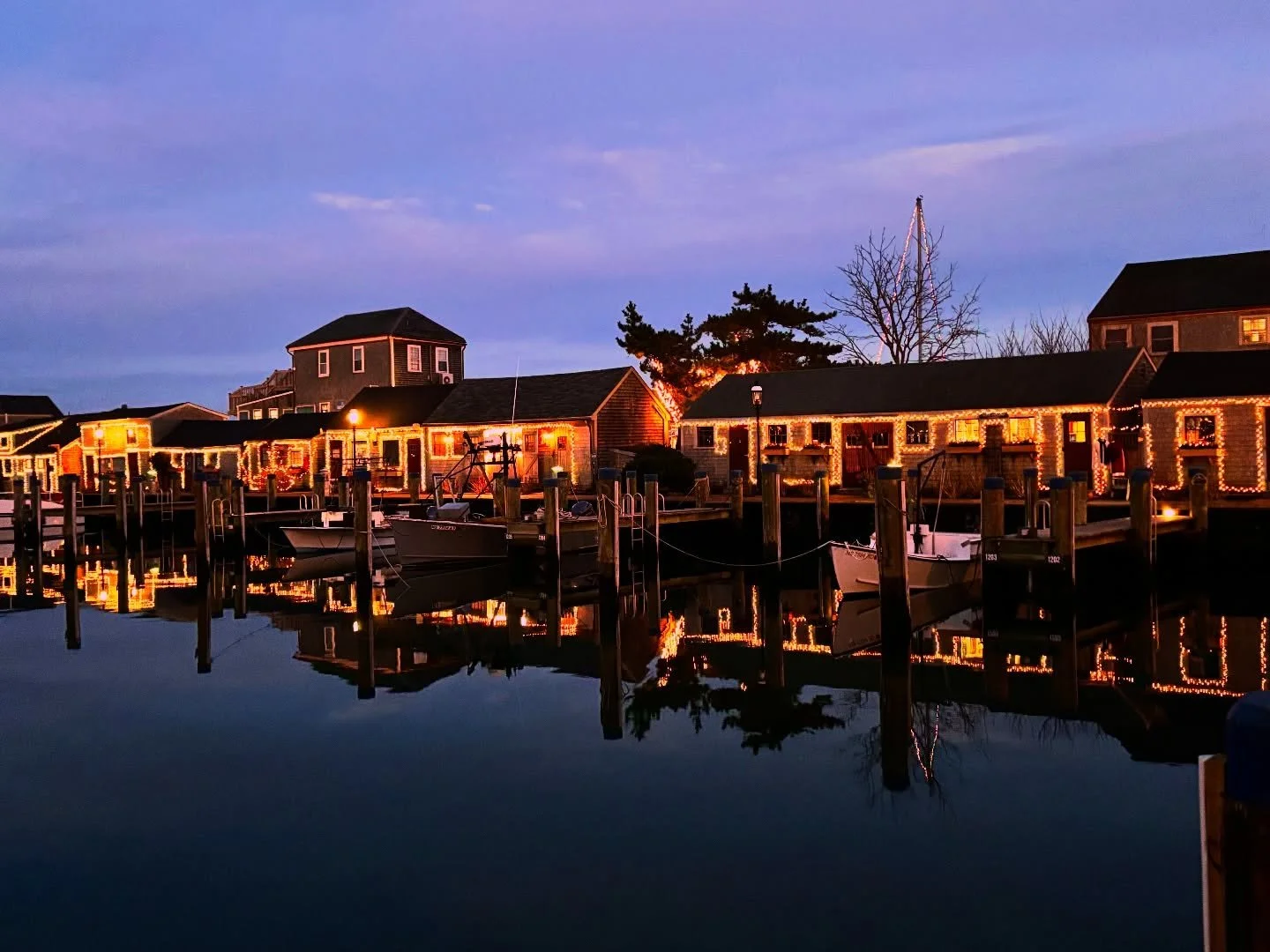 Another beautiful evening on the island. Just needs a glass  of wine to make it perfect.

#allofthelights #islandvibes #holidaylights #glassofwine