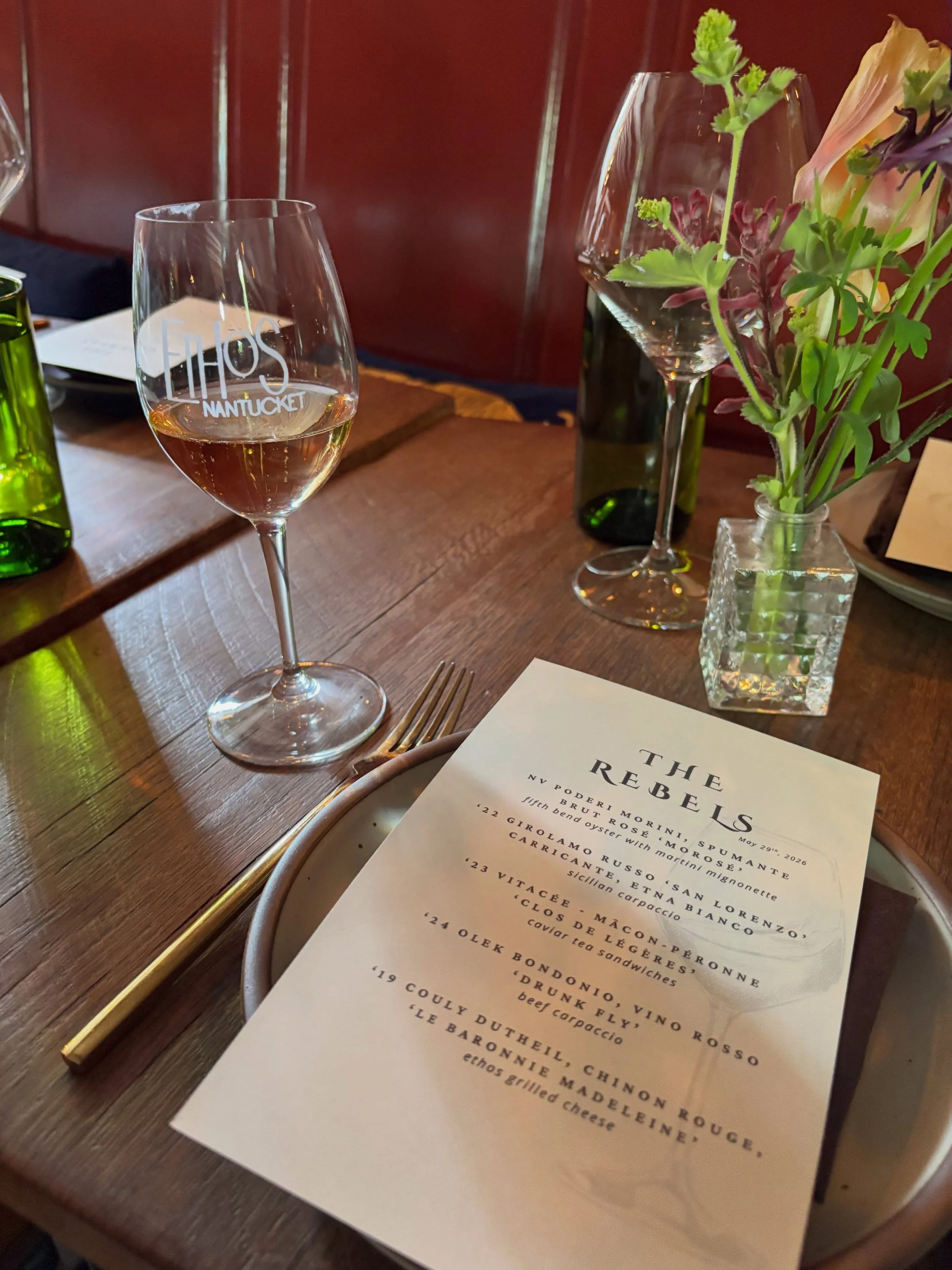 The Rebels. Our first wine event of @nantucketwineandfood festival weekend. We got to taste wines from @eccarr of @arborway_imports. innovative &ldquo;rebel&rdquo; wines from around the world paired with the delicious food from @ethosnantucket. There