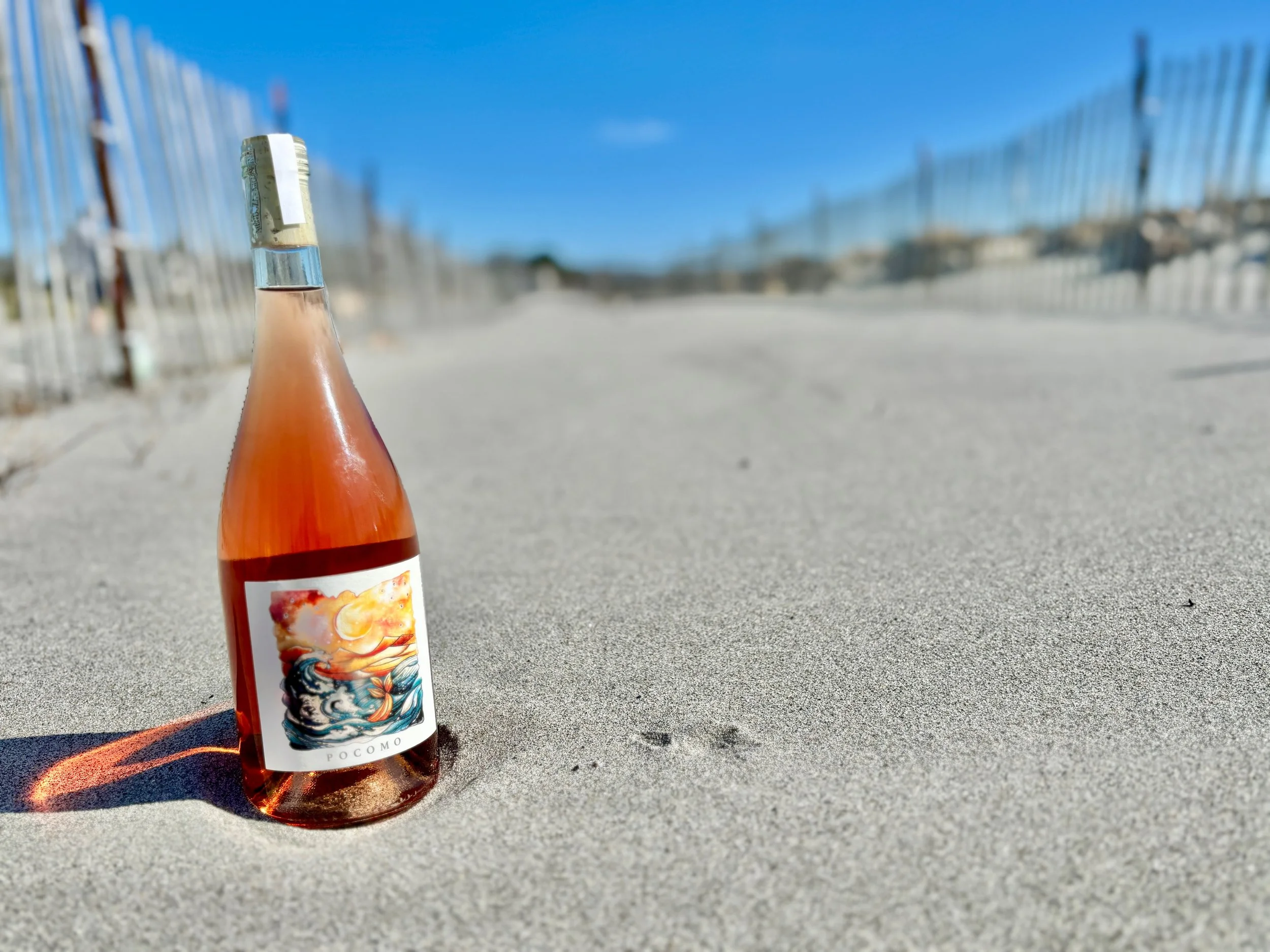 A crisp rosé wine made in Argentina and anchored on Nantucket