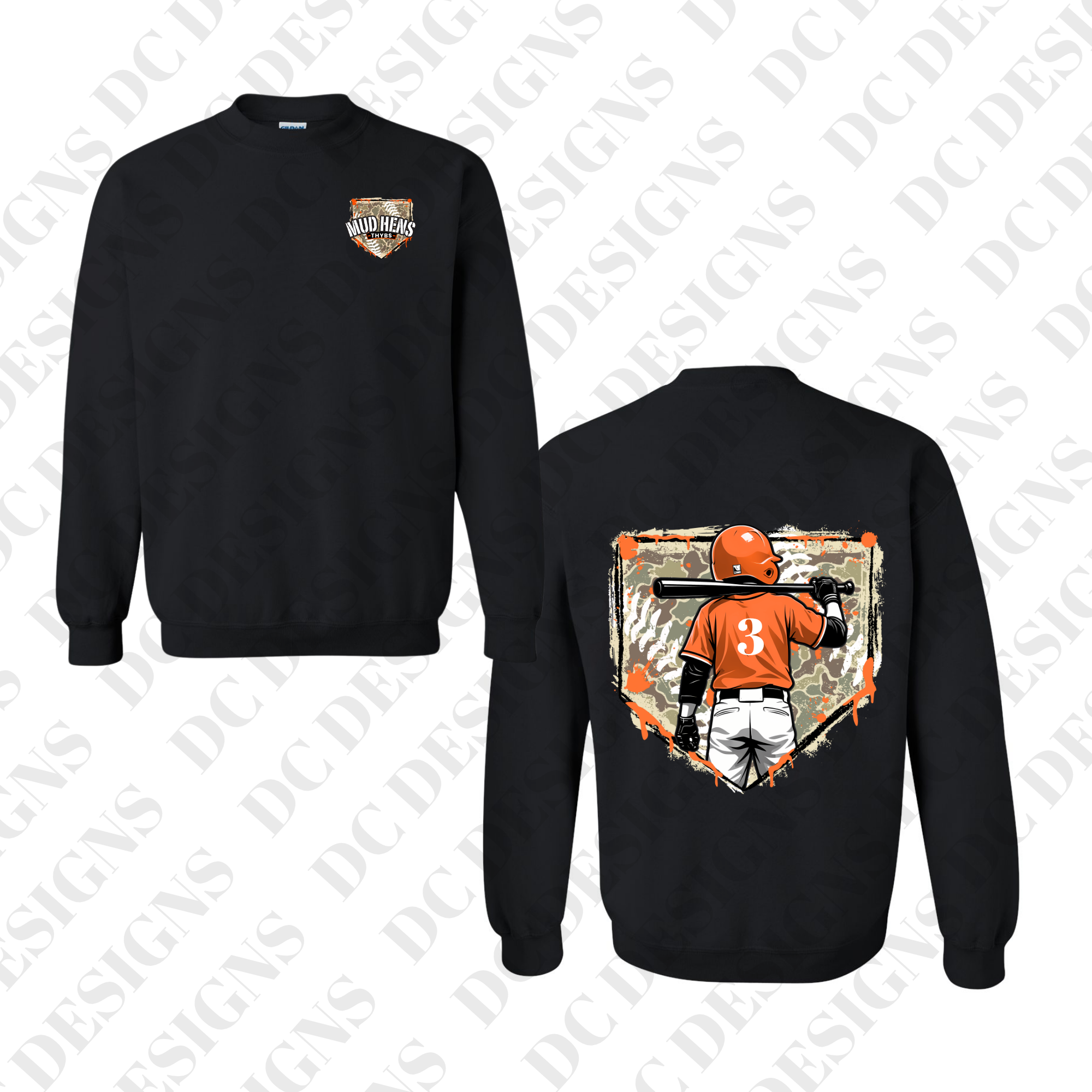 T-Ball – Diamond Drip Series Crewneck Sweatshirt | THYBS