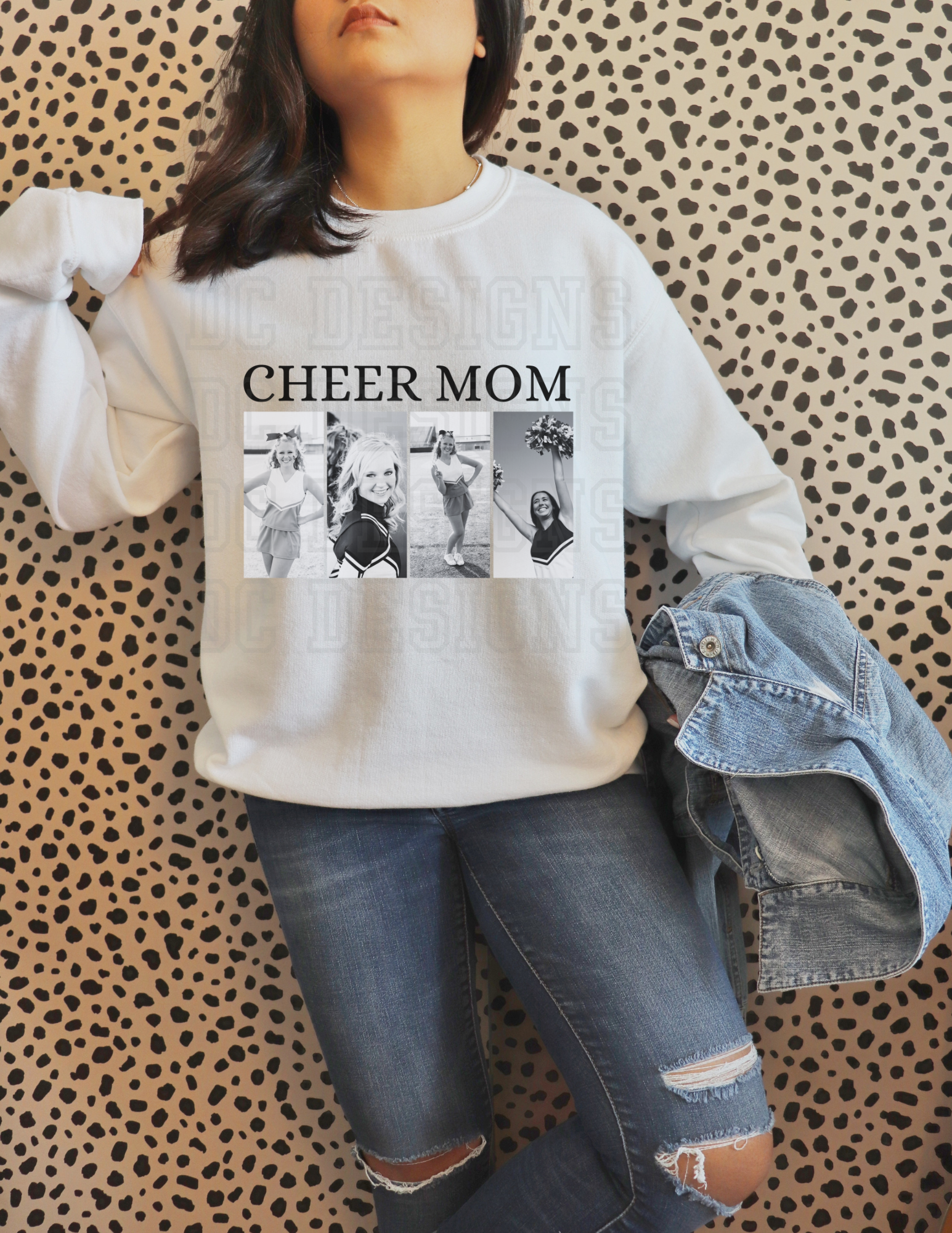 Custom Photo Cheer Mom Shirt