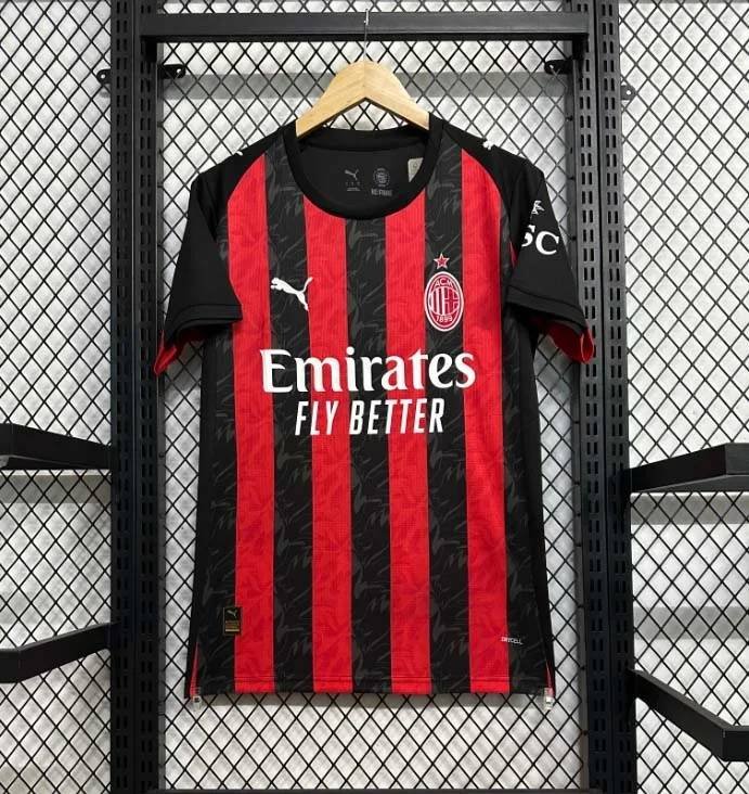 2025/2026 AC Milan Home Football Shirt
