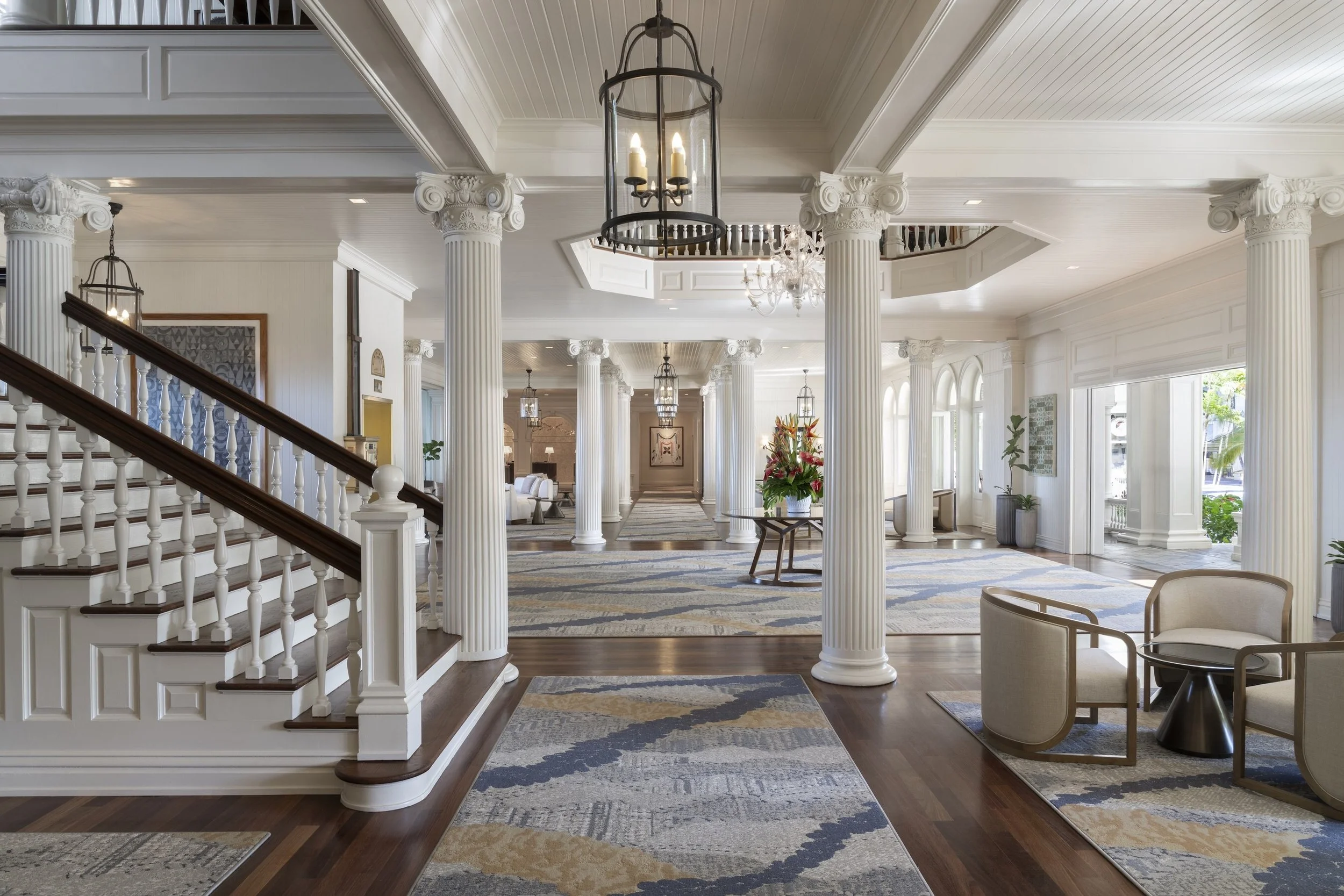Waikiki Beach’s Moana Surfrider offers historic architecture with modern luxury
