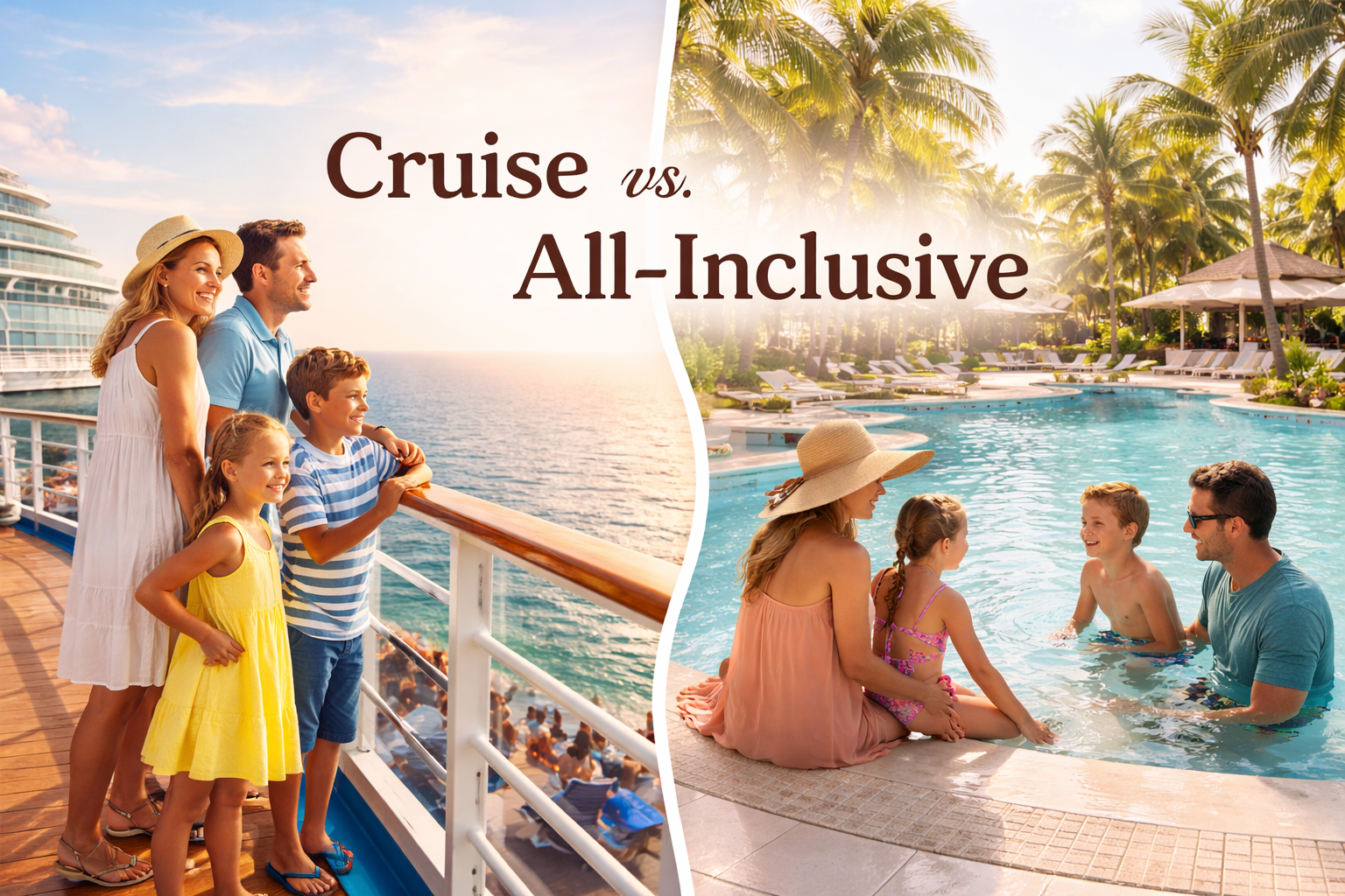 The Great Debate:  Cruise vs All-Inclusive