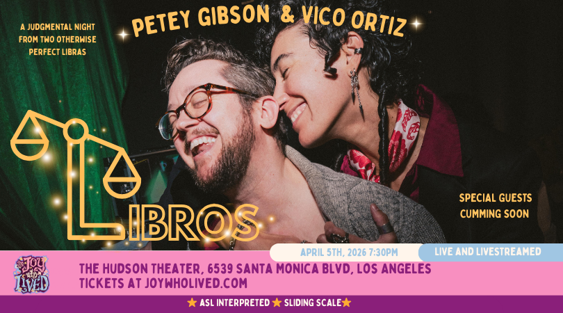 LIBROS, presented by Vico Ortiz and Petey Gibson