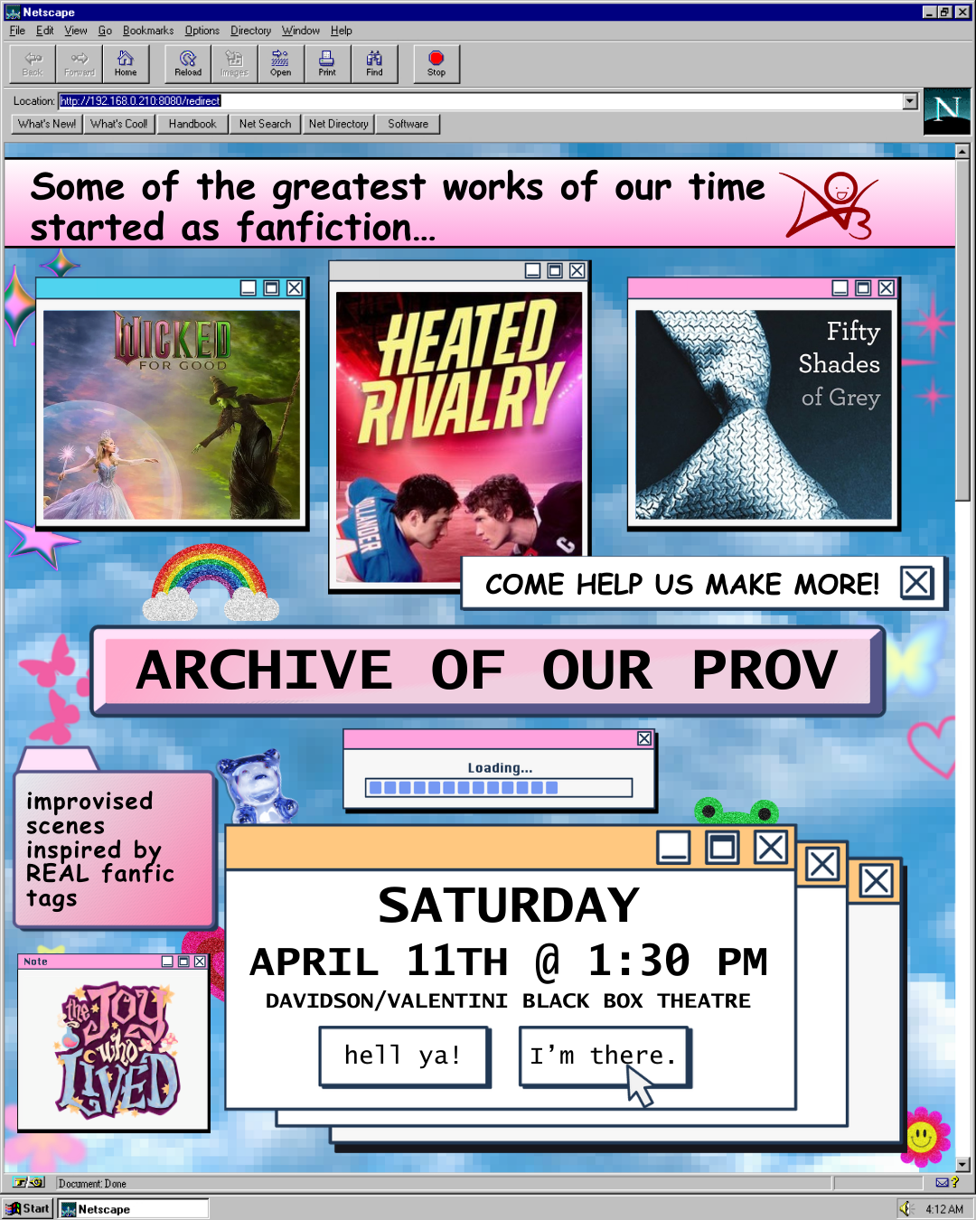 Archive Of Our Prov: Improv Show