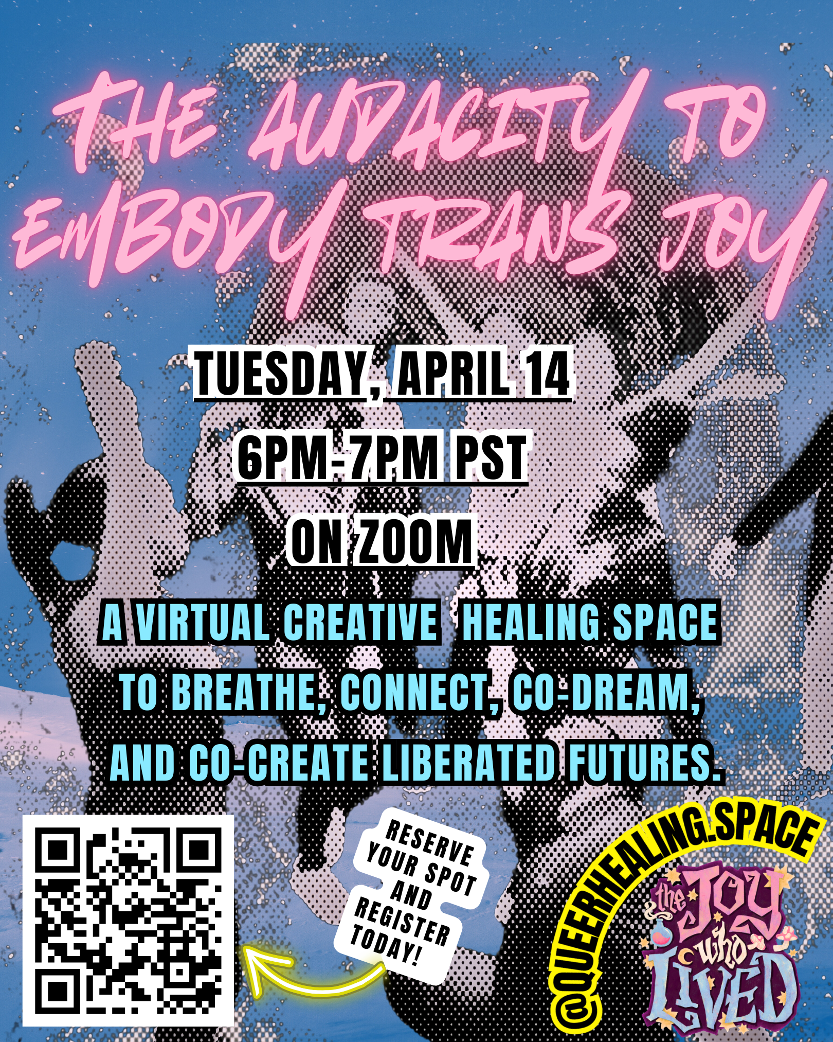 The Audacity to Embody Trans Joy: Creative Healing for Liberation with Dr. Axel Renée Winget (Workshop)