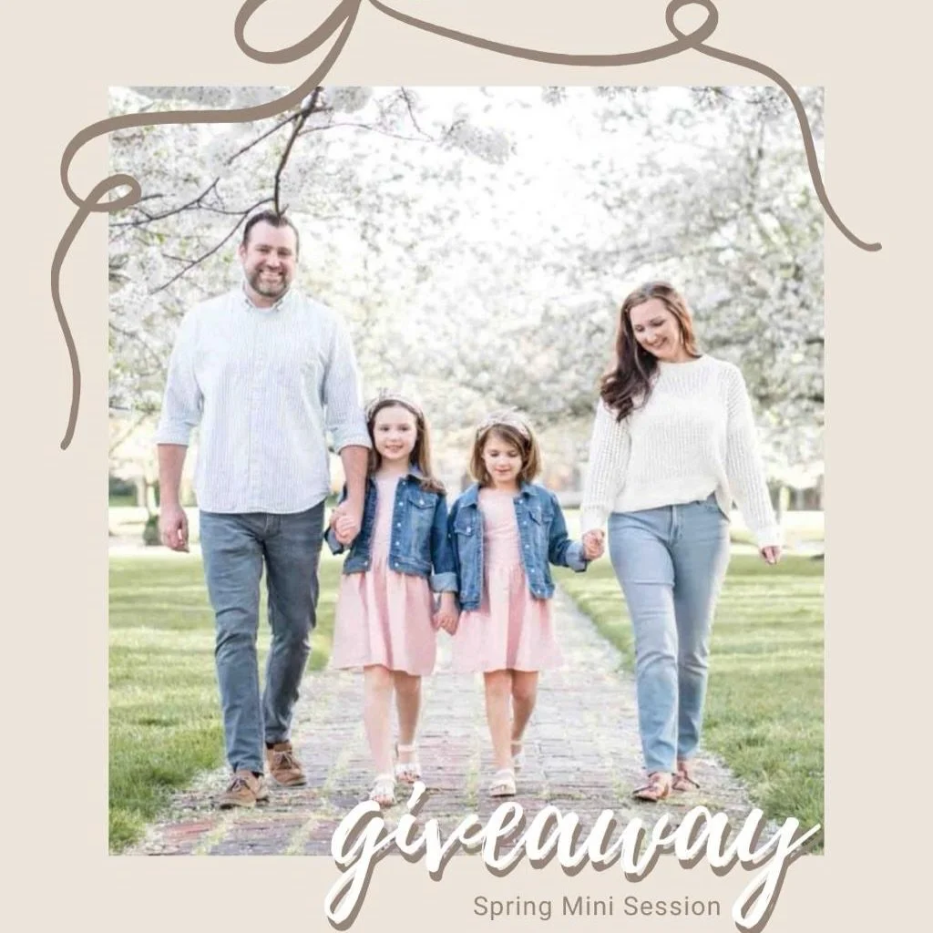 VALENTINE GIVEAWAY FOR RICHMOND FAMILIES 
Celebrate your love for your family and support local small business.

I&rsquo;m gifting ONE Spring Family Mini Session ($302.50 value) 

- 30-minute outdoor session
- 15 professionally edited images
- Natura