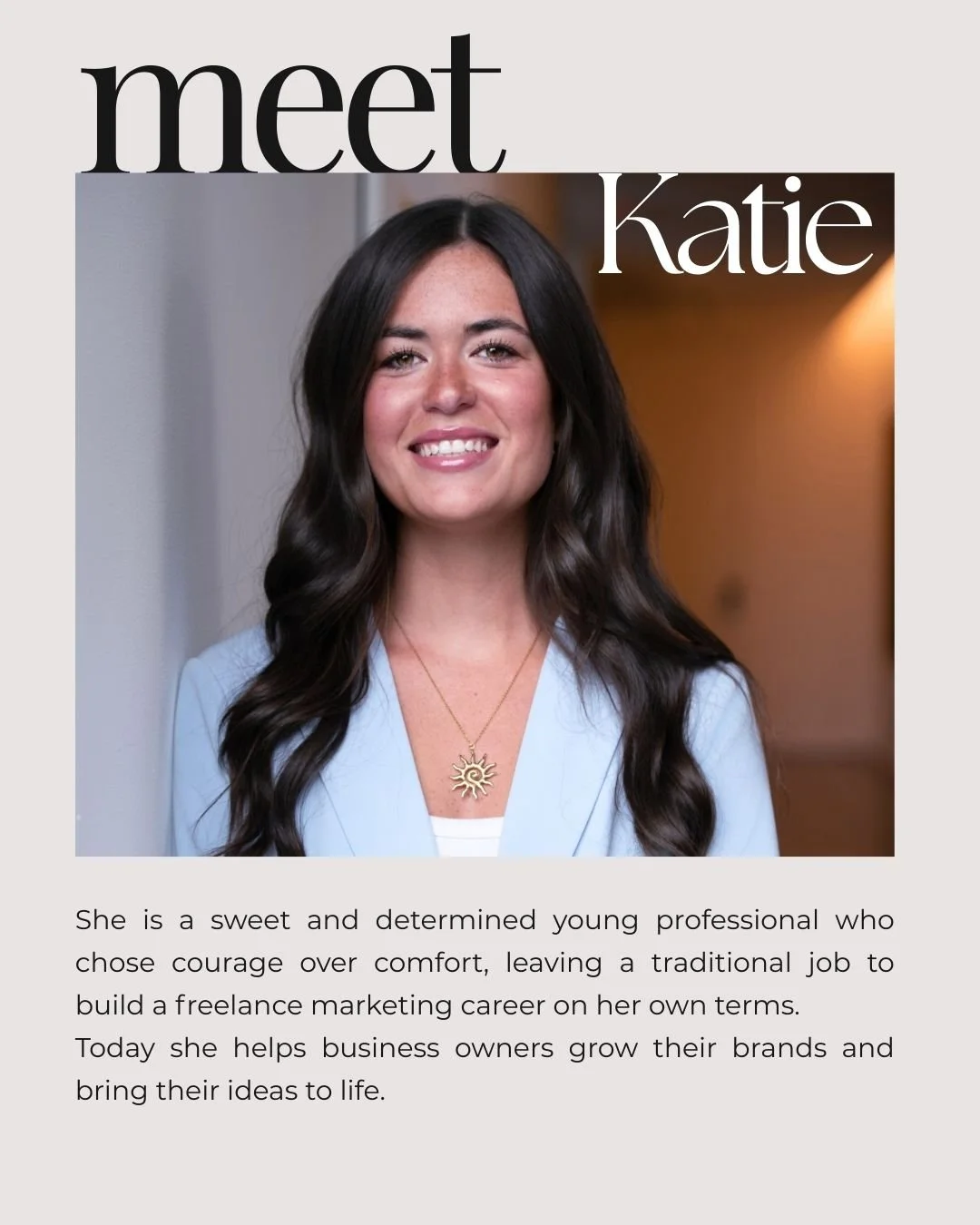During this week, I&rsquo;m celebrating Women&rsquo;s Day by sharing the strong women who have stood in front of my lens.

Katie is a sweet and determined young professional who refuses to settle for the standard path. After just one year in a tradit