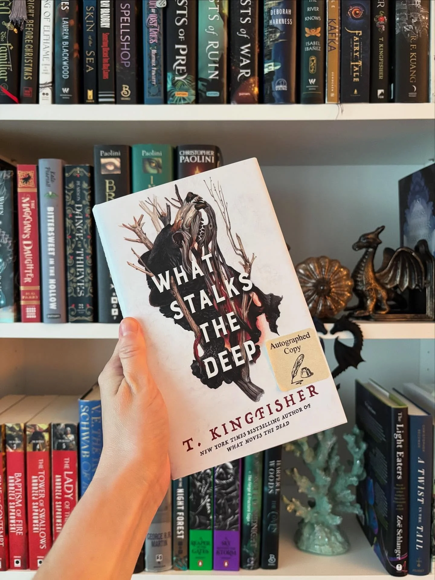 Got lunch with my bestie for her birthday and there was a bookstore next door, so of course had to go in there. Loved the first two books in @redwombatstudio novella series, so couldn&rsquo;t pass up on getting the third. And it&rsquo;s signed!!

If 