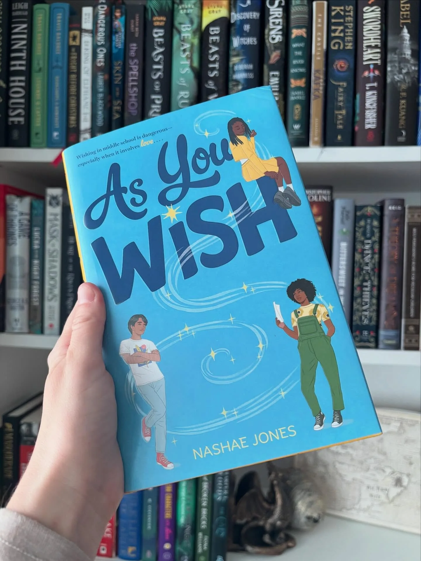 As You Wish by @nashae.jones is one of the cutest books I&rsquo;ve ever read!! I listened to the audiobook, and as soon as I finished, I went out to buy a copy for my niece for Christmas. It&rsquo;s a sweet, funny MG romance with such good life lesso