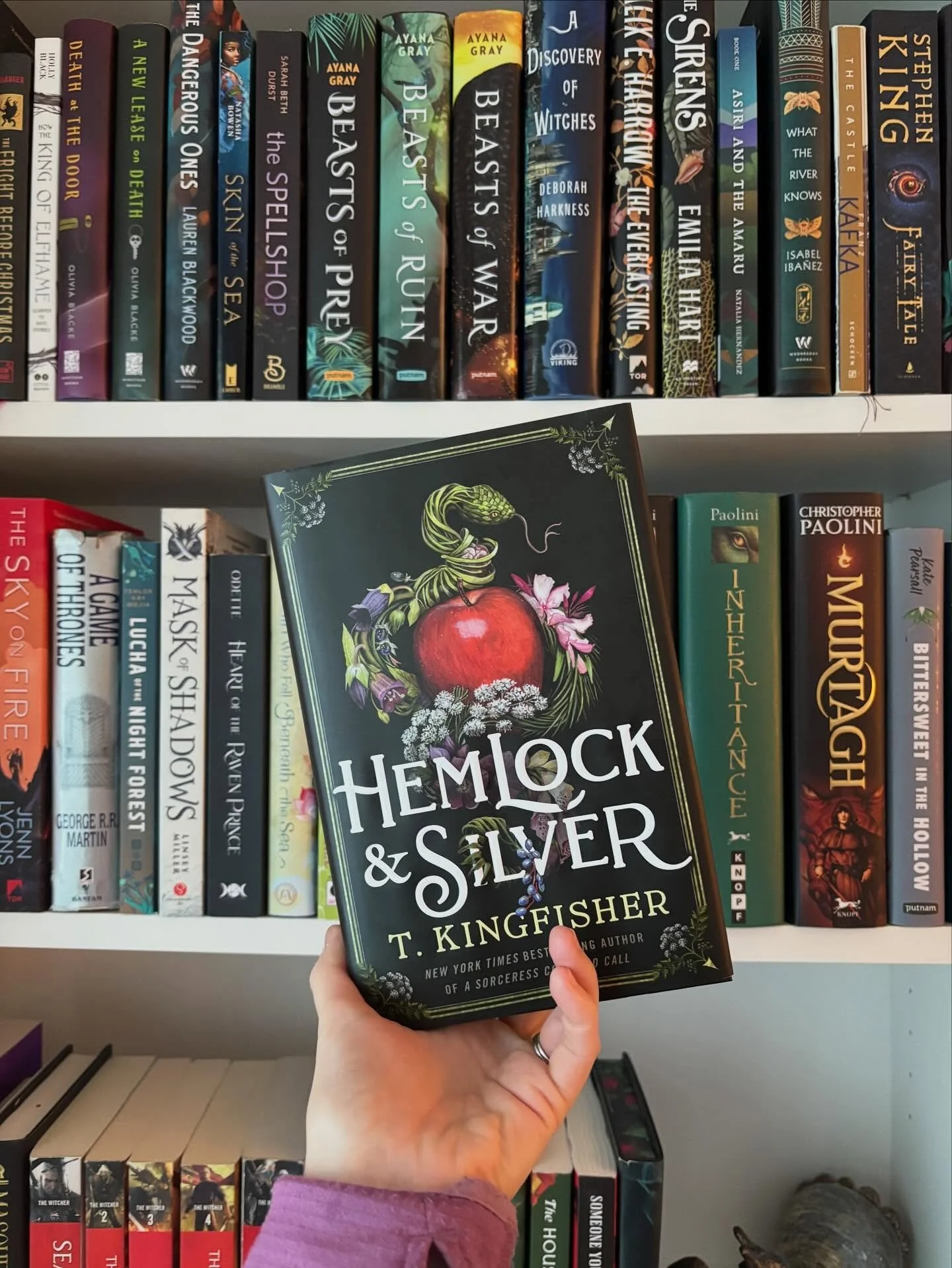 Another five-star read from T Kingfisher (she&rsquo;s currently 4/4). The way she weaves stories with mystery and heart is exquisite, and her characters are always delightful and relatable. 

Swordheart is next on my T Kingfisher list, but it&rsquo;l