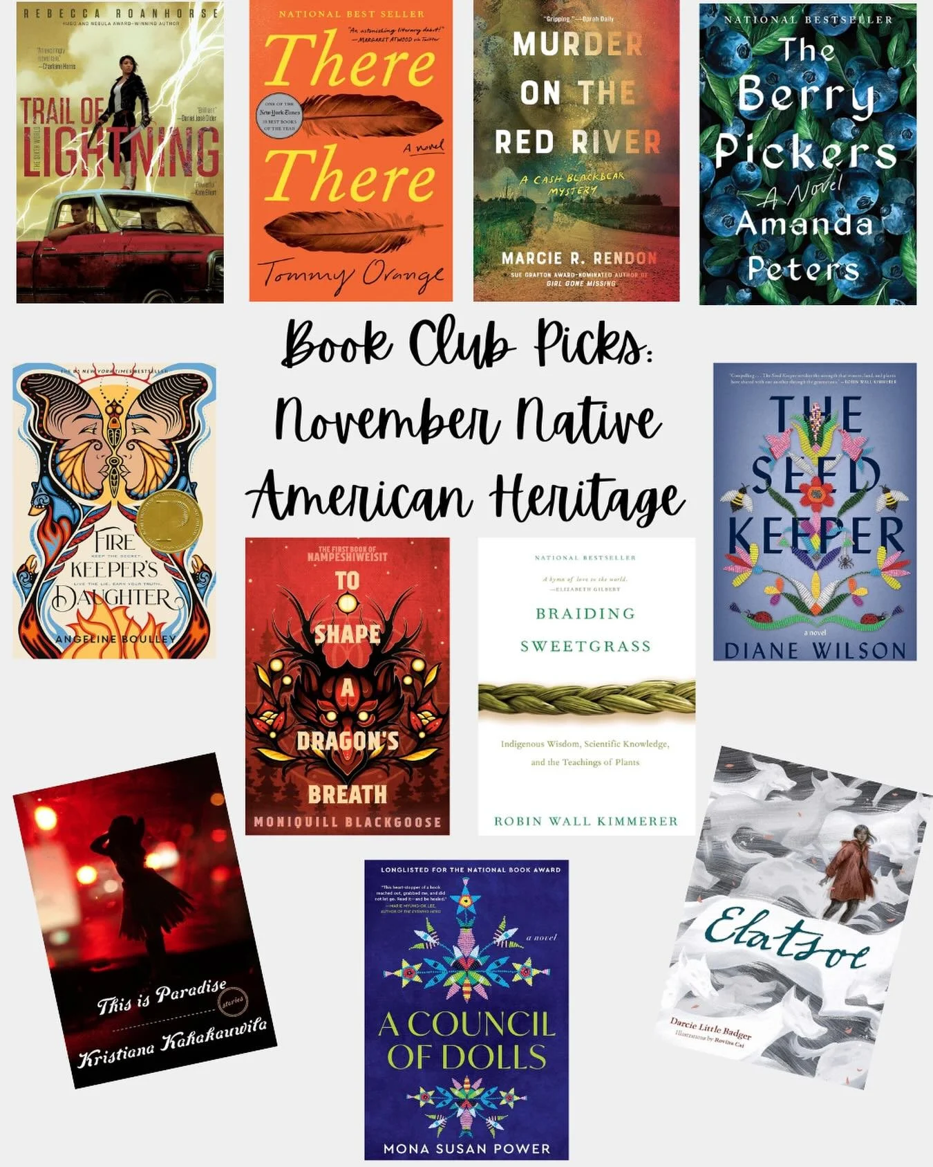 A little late, but such is life! We had so many good books at last month&rsquo;s book club, and my TBR grew exponentially. I&rsquo;m a sucker for a gorgeous cover, and this month&rsquo;s books really delivered. 

This was our one-year anniversary of 