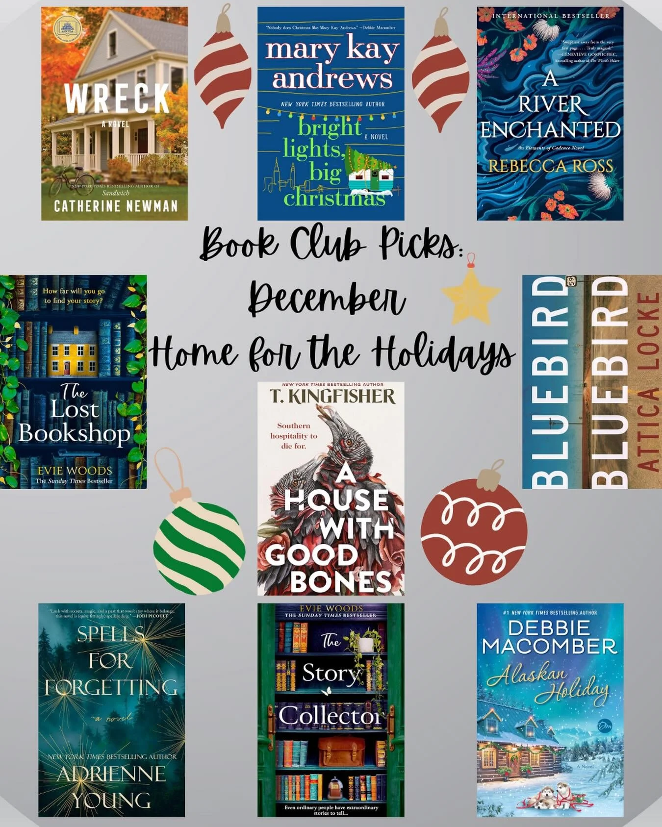 This was a scheduled post that I forgot to cancel. 🤦&zwj;♀️ Our January theme would have been a much more apropos one. Coming soon!

See any of your favorites here? Or any that are on your TBR?

I guess with holiday rush, going to Disney to run 48.6