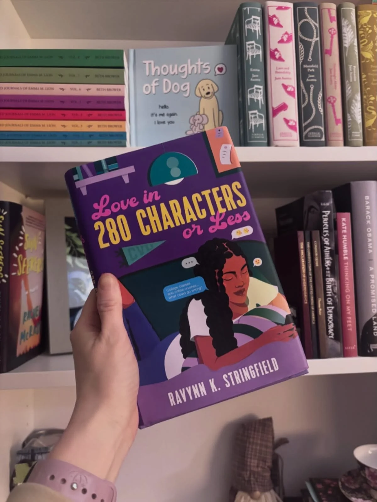 Happy Galentine&rsquo;s Day, friends! 💕 Today I&rsquo;m celebrating @ravynnkamia and her book Love in 280 Characters or Less. I knew from hanging out and talking with her that her book would be just as fun and interesting as she is. Sure enough, it&