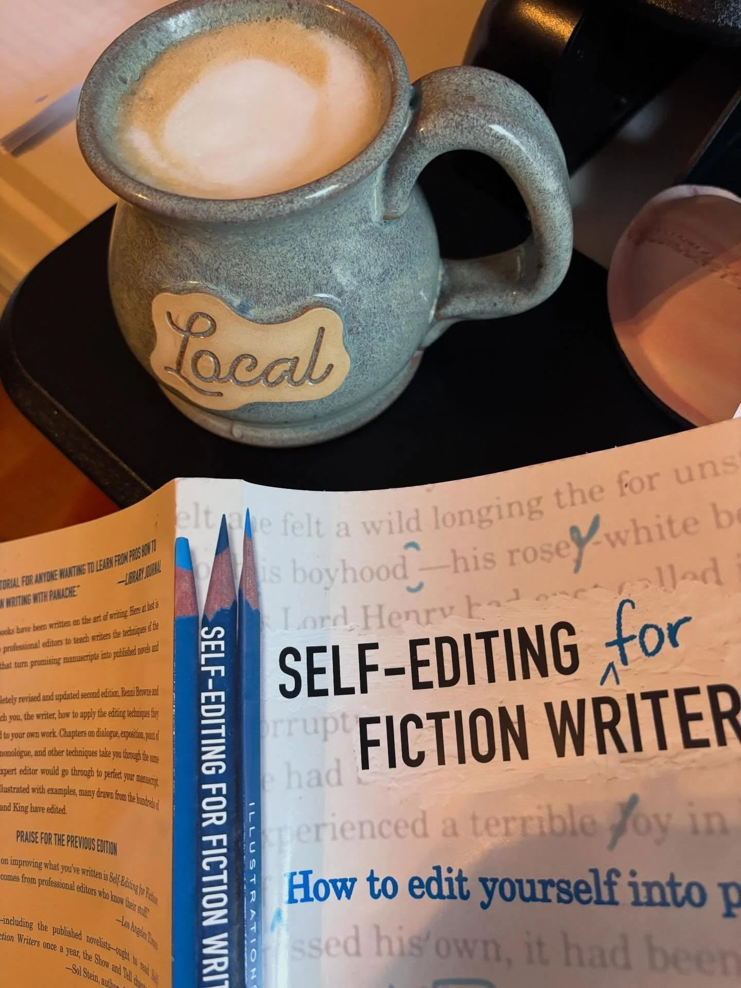 Rainy Sunday edits ☔️ My attempt at making croissants failed this time, making me want a sweet treat today to make up for the one I won&rsquo;t get tomorrow (it is a three-day process). So, I whipped up some lavender simple syrup and made a nice latt