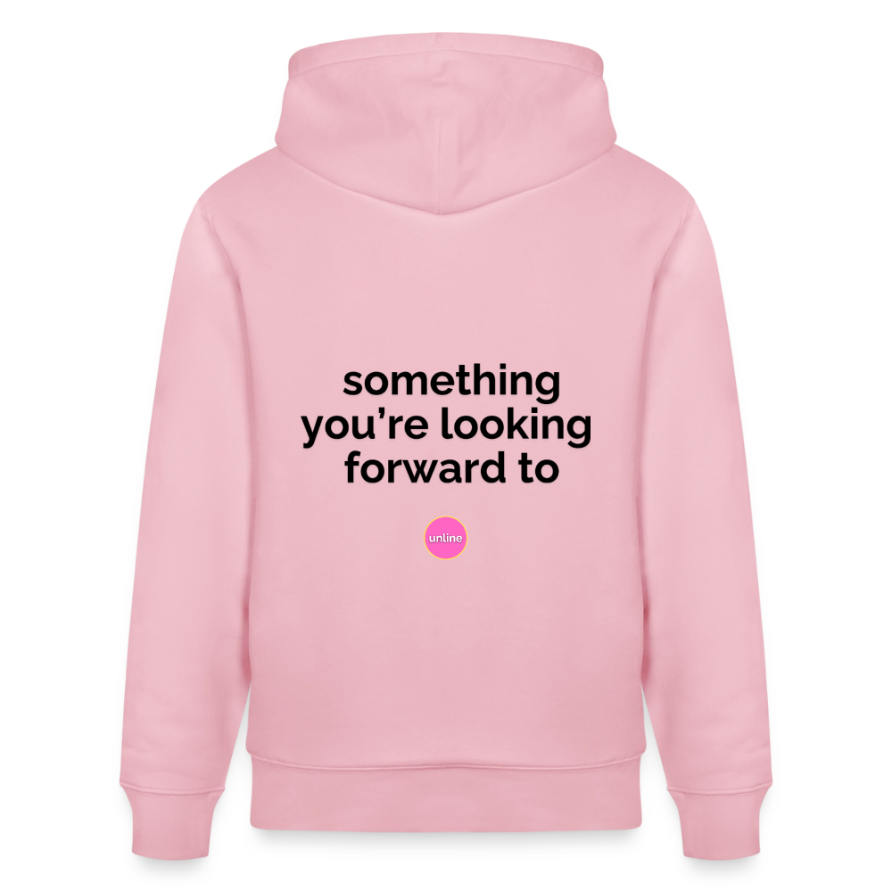 Let's Talk IRL Hoodie - Something You're Looking Forward To (Black Text)