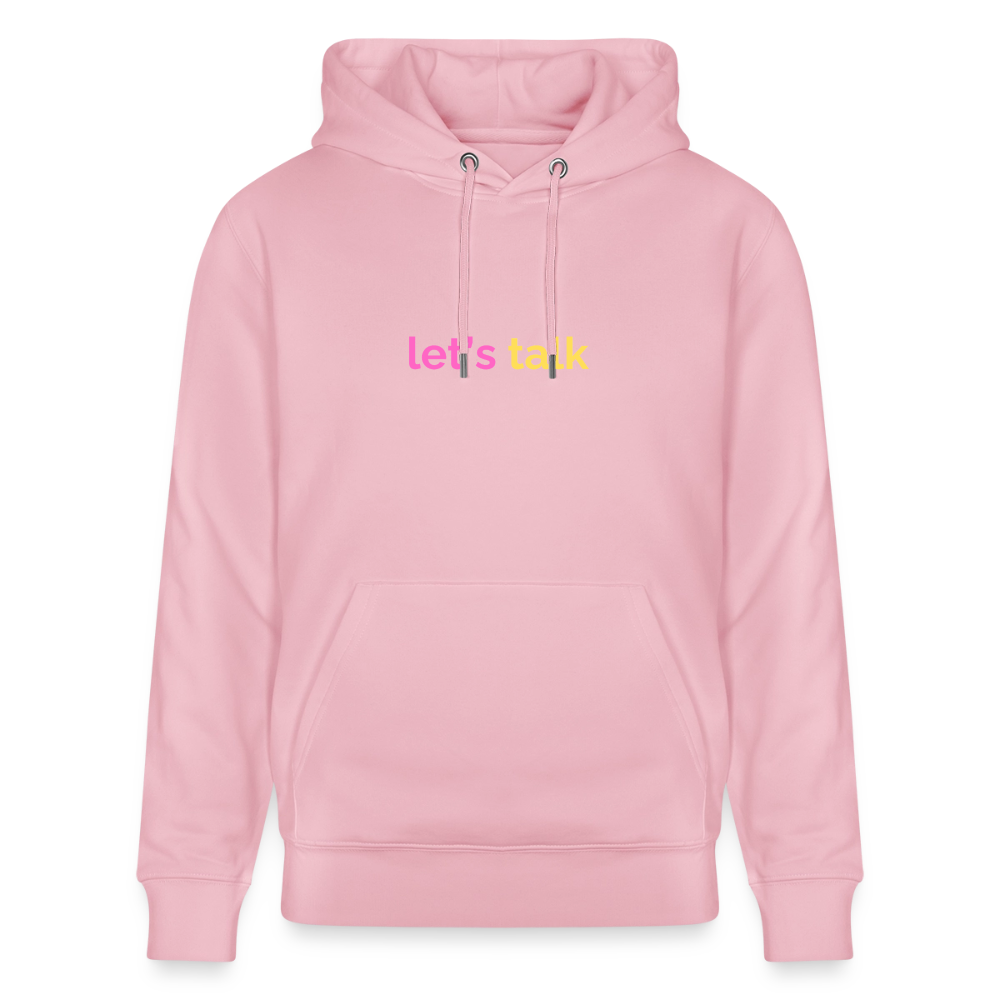 Let's Talk IRL Hoodie - Something That Made You Smile Today (Black Text)