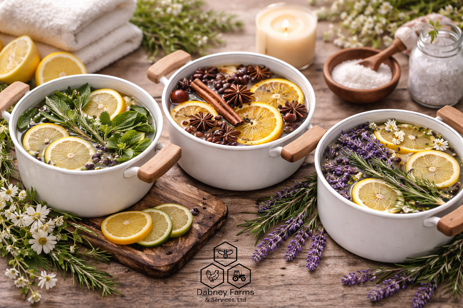 Dabney Farms Simmer Pots - Anytime Neutral Collection