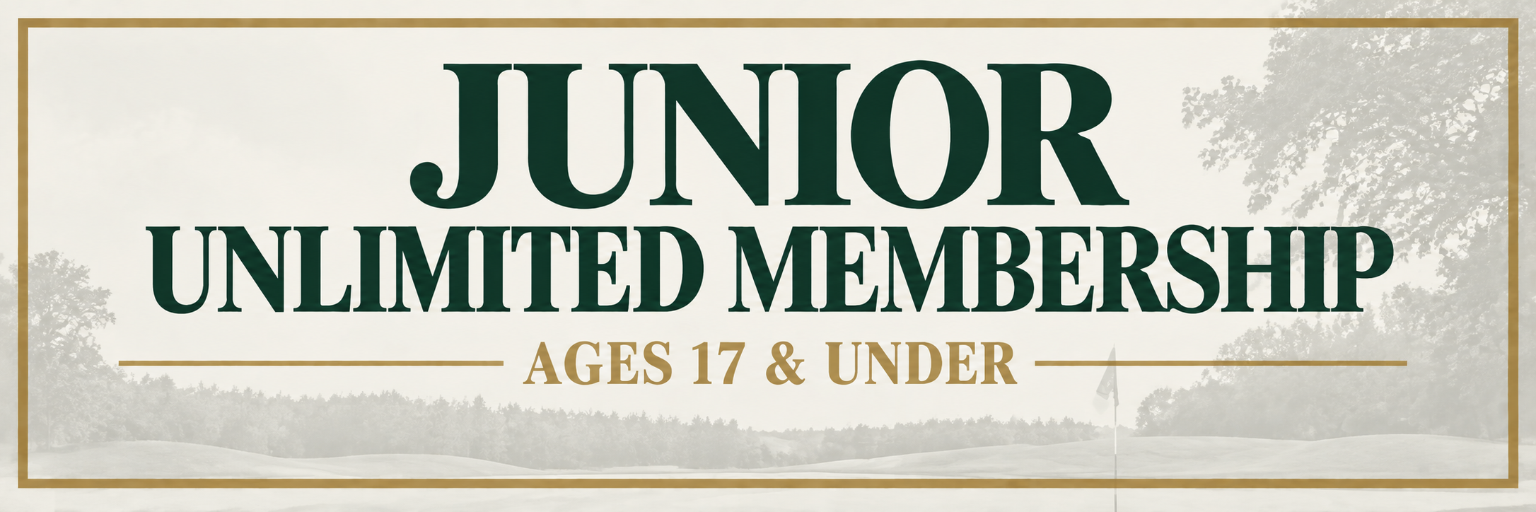 Junior Unlimited Membership