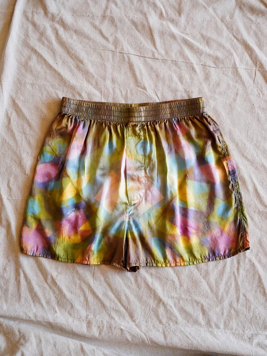 Kaleidoscope Silk Shorts