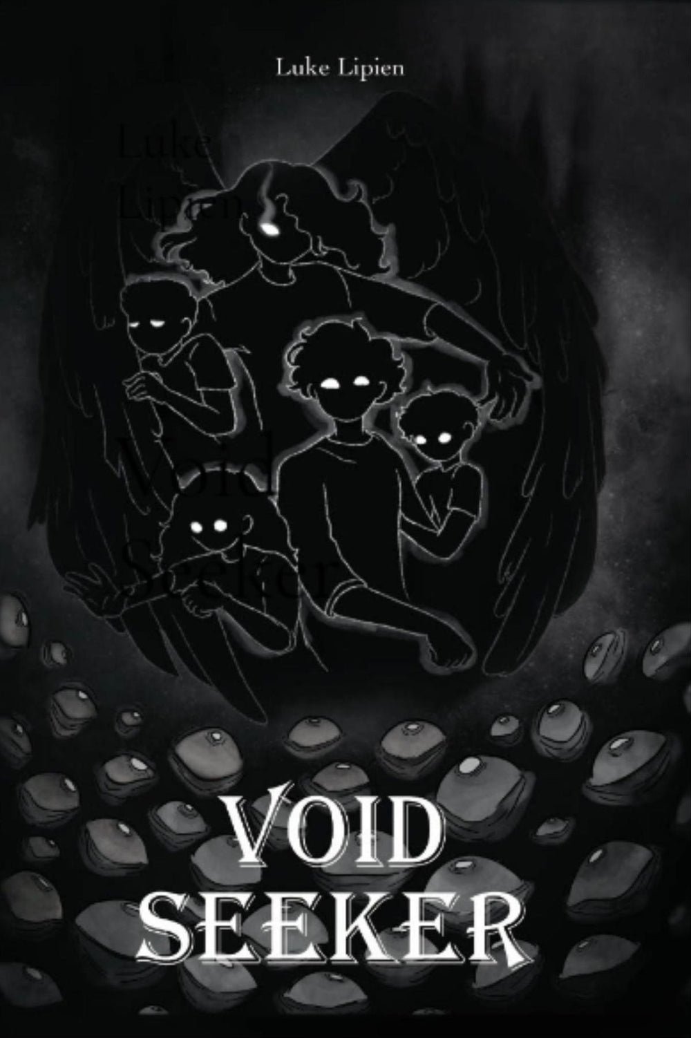 Luke Lipien signing his debut YA book, Void Seeker