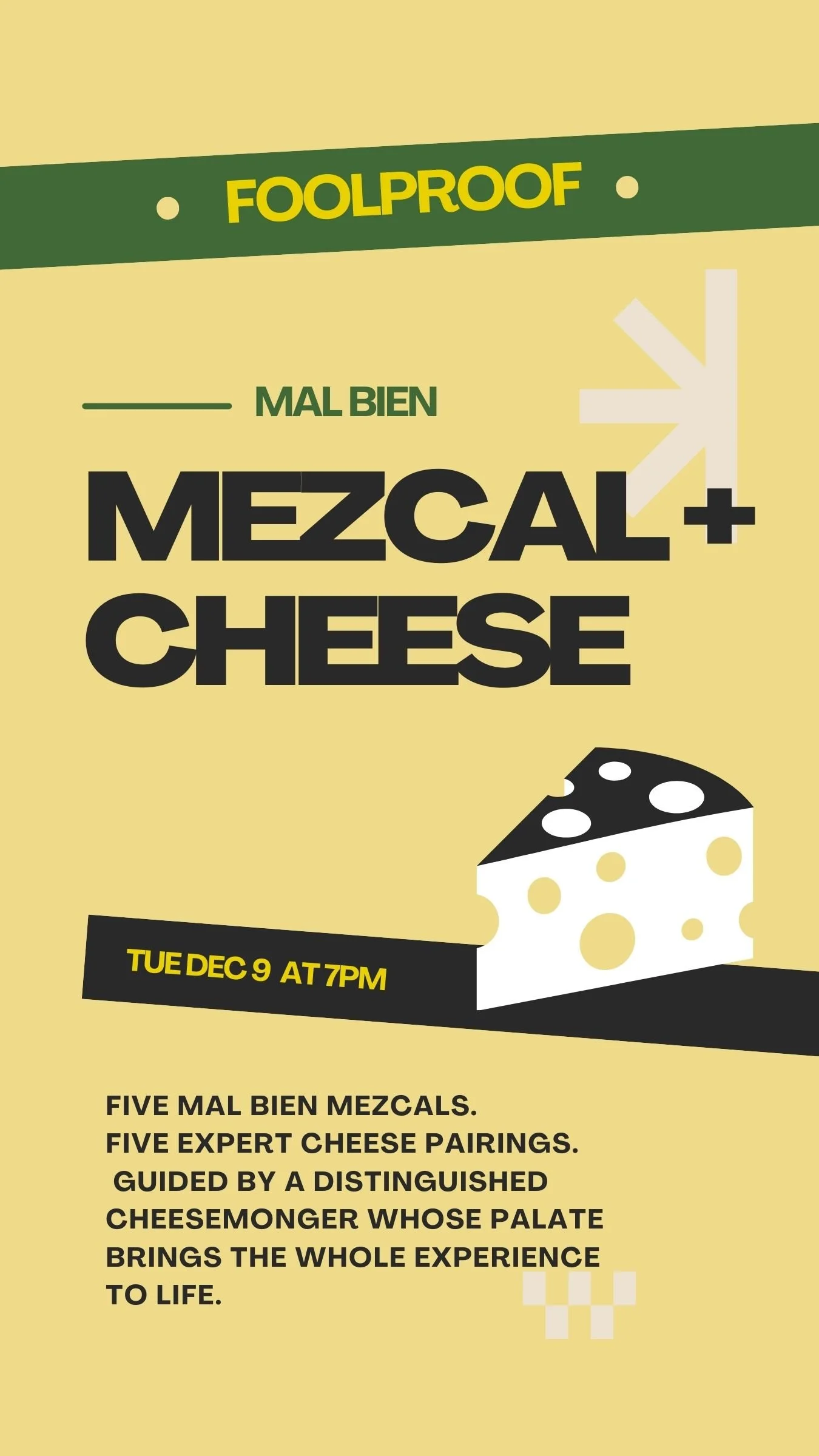 Mezcal &amp; cheese pairing