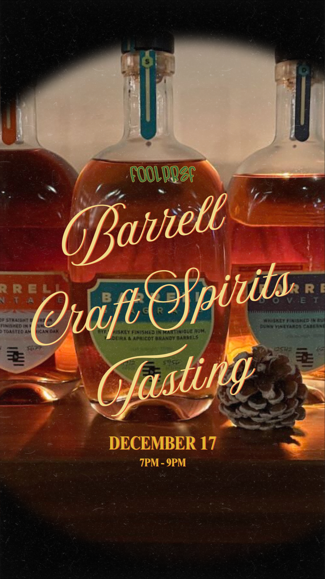 Barrell Craft Spirits Tasting
