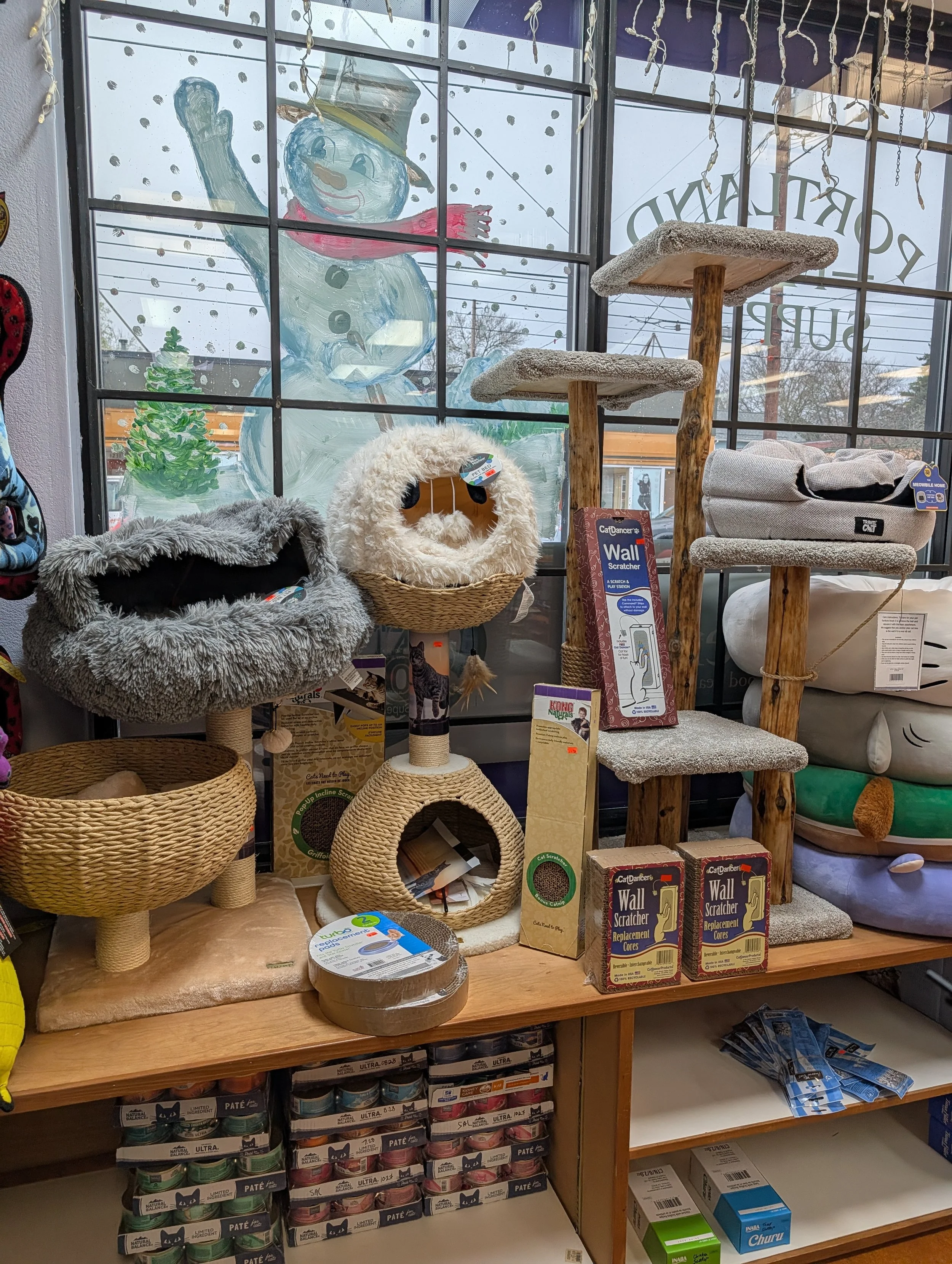 Portland Pet Supply cat trees and cat beds