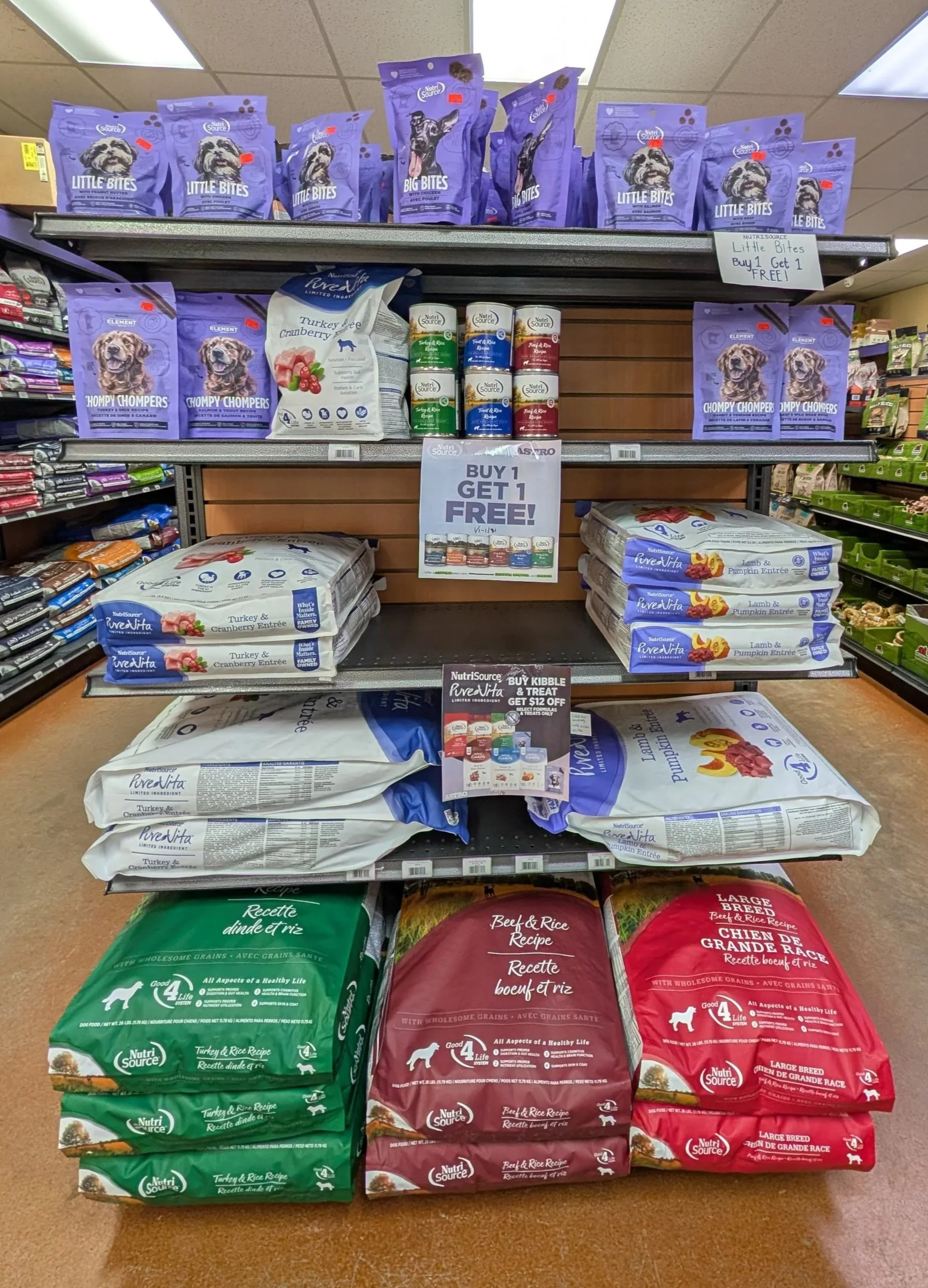 Portland Pet Supply NutriSource and PureVita dog food
