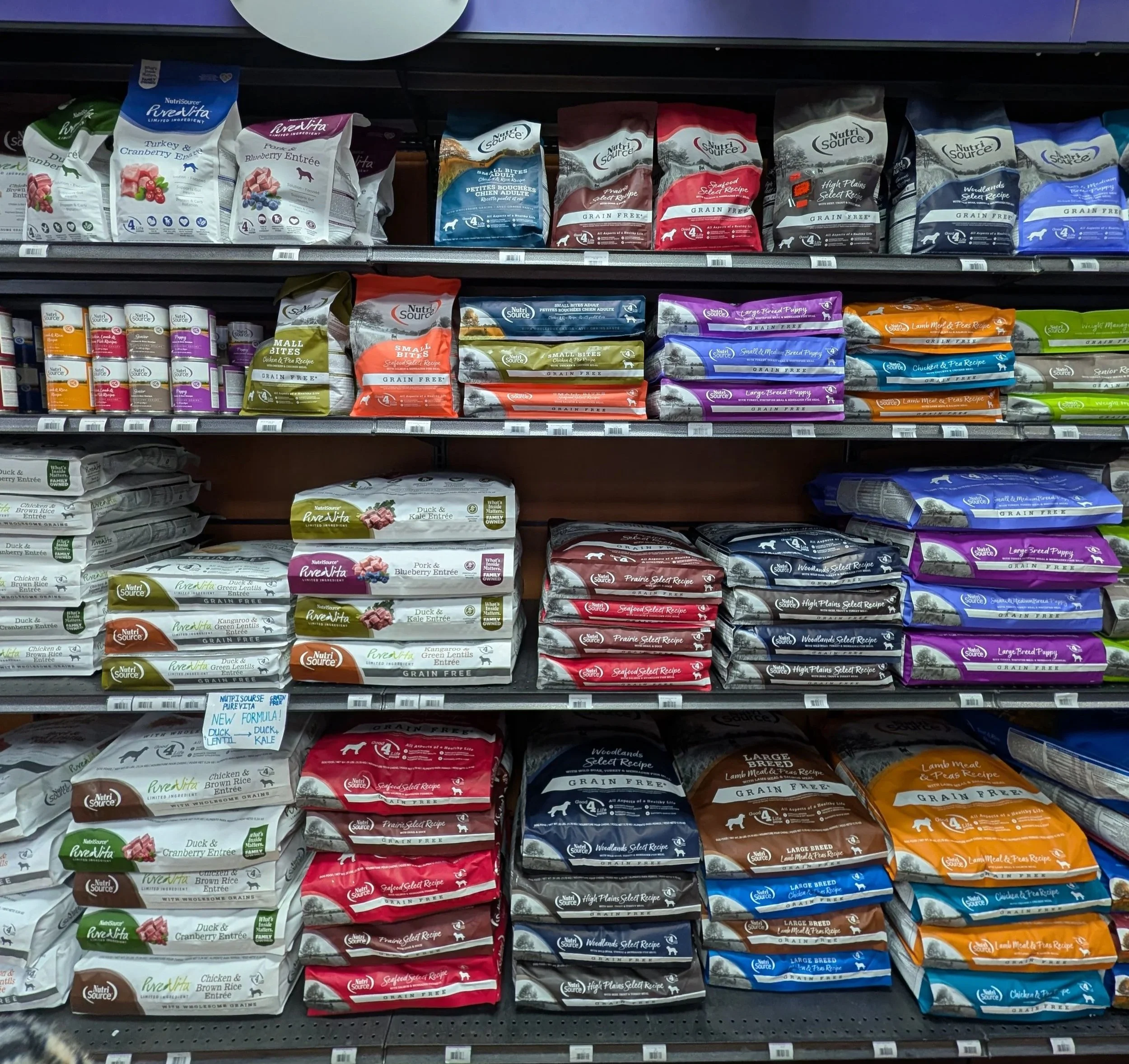 Portland Pet Supply NutriSource and PureVita dog food