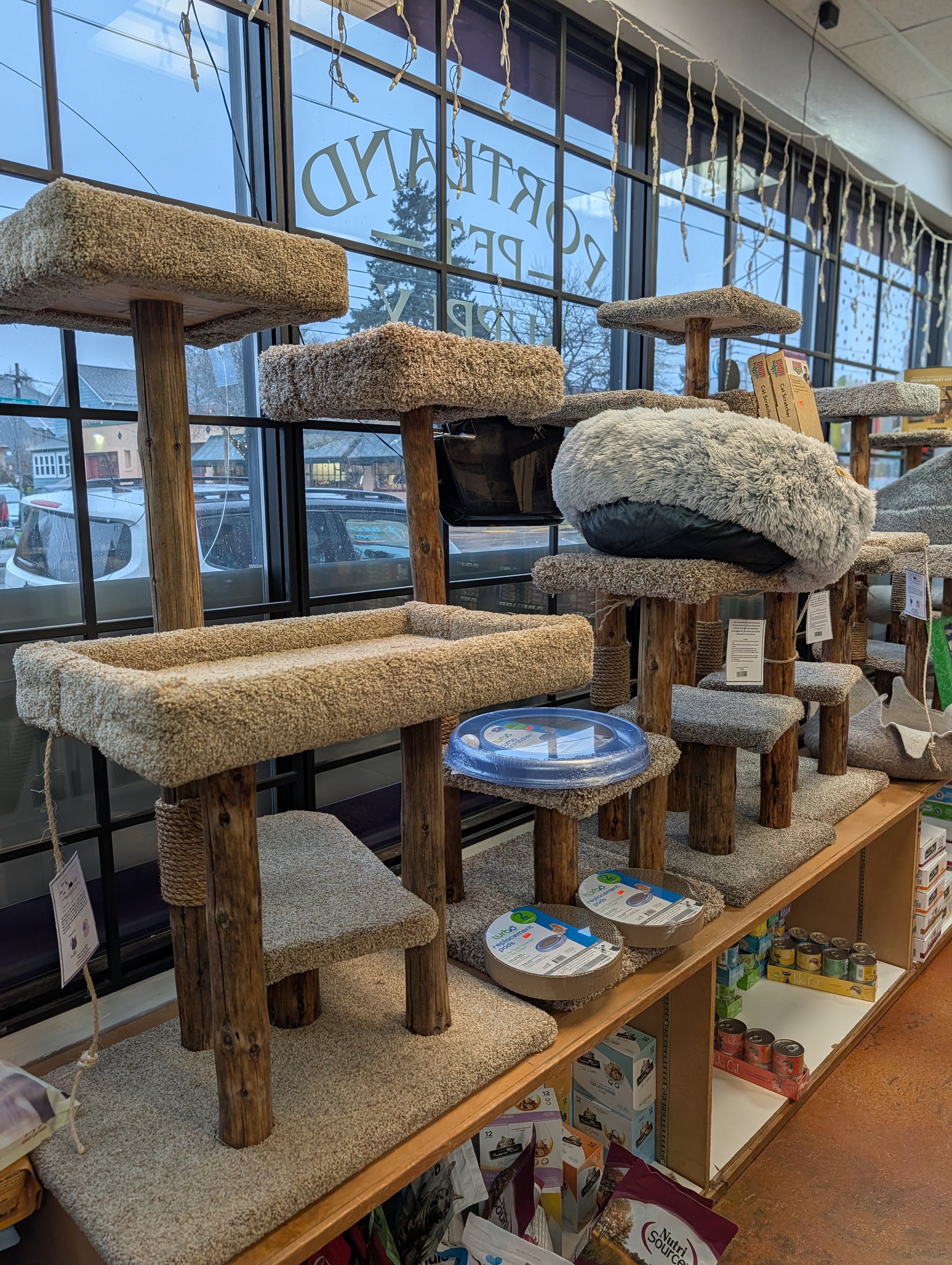 Portland Pet Supply cat trees and cat beds