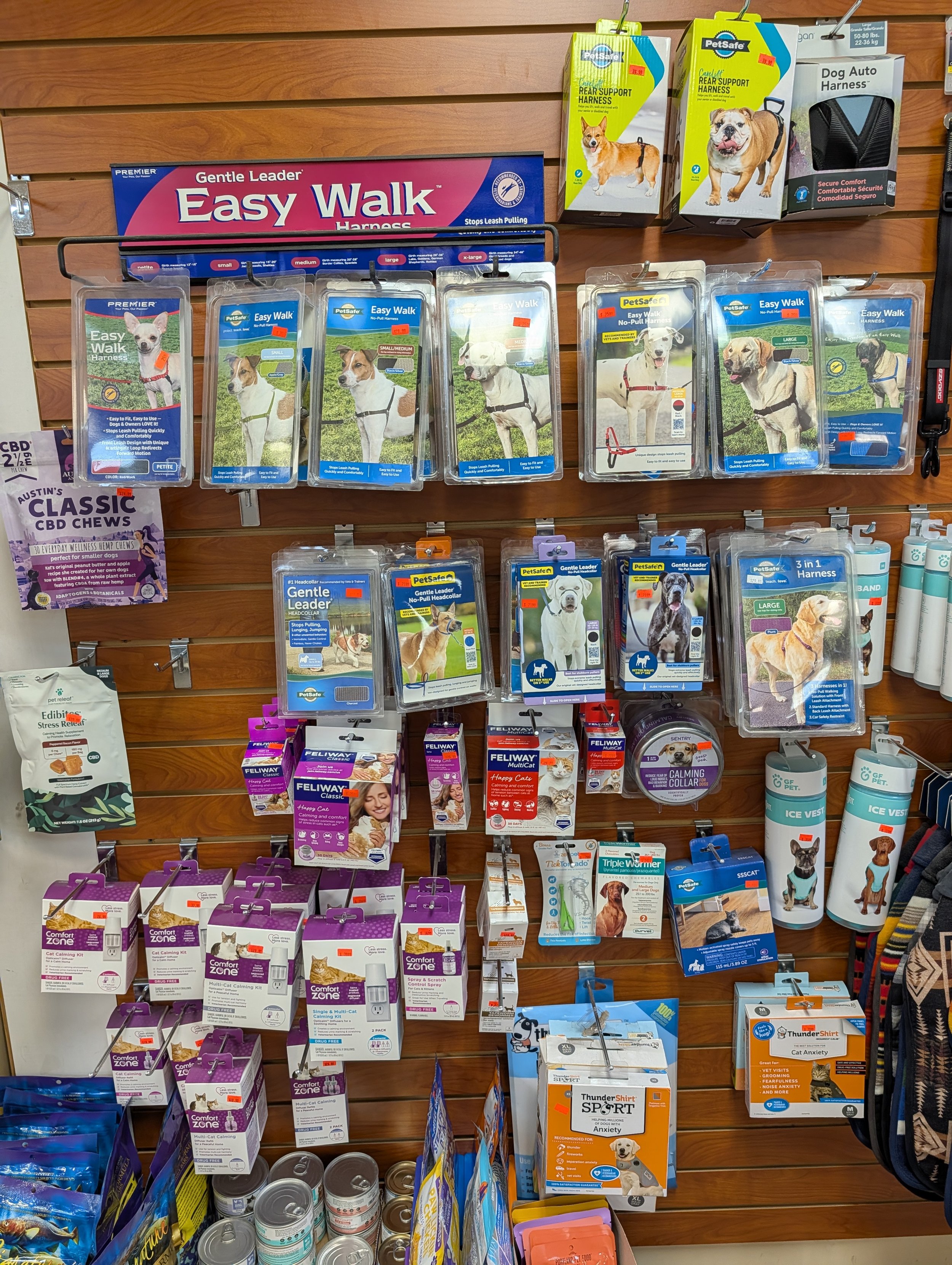 Portland Pet Supply cat flea medicine and pet harnesses