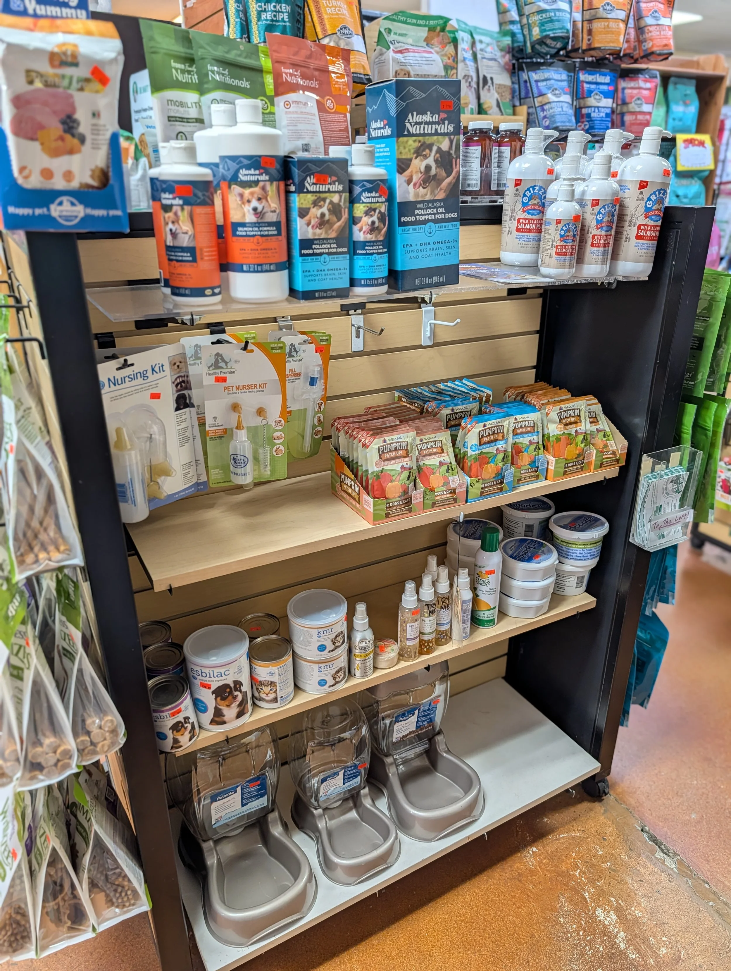 Portland Pet Supply Alaska Naturals, Grizzly Omega, pet nurser kit, pumpkin pet supplements