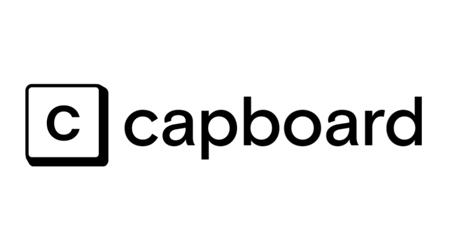 Capboard logo with a stylized 'c' inside a square.