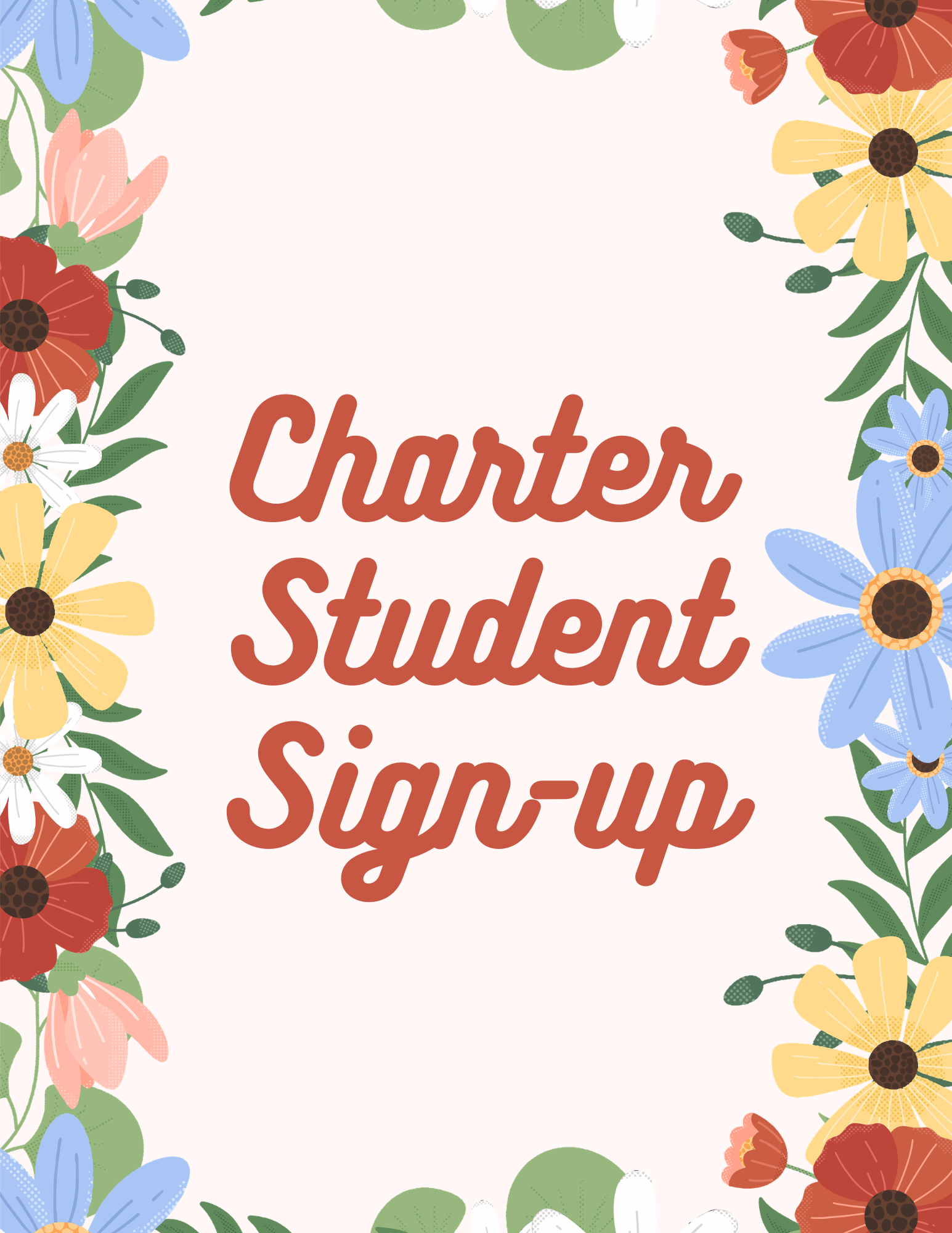Charter Student Sign Up