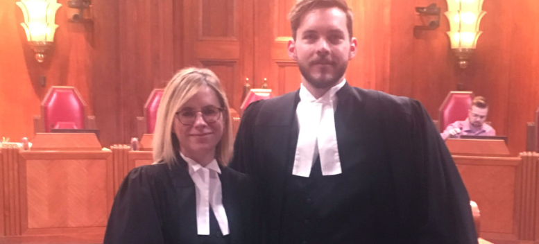 Angela Chaisson argues before the Supreme of Canada in TWU v. LSUC