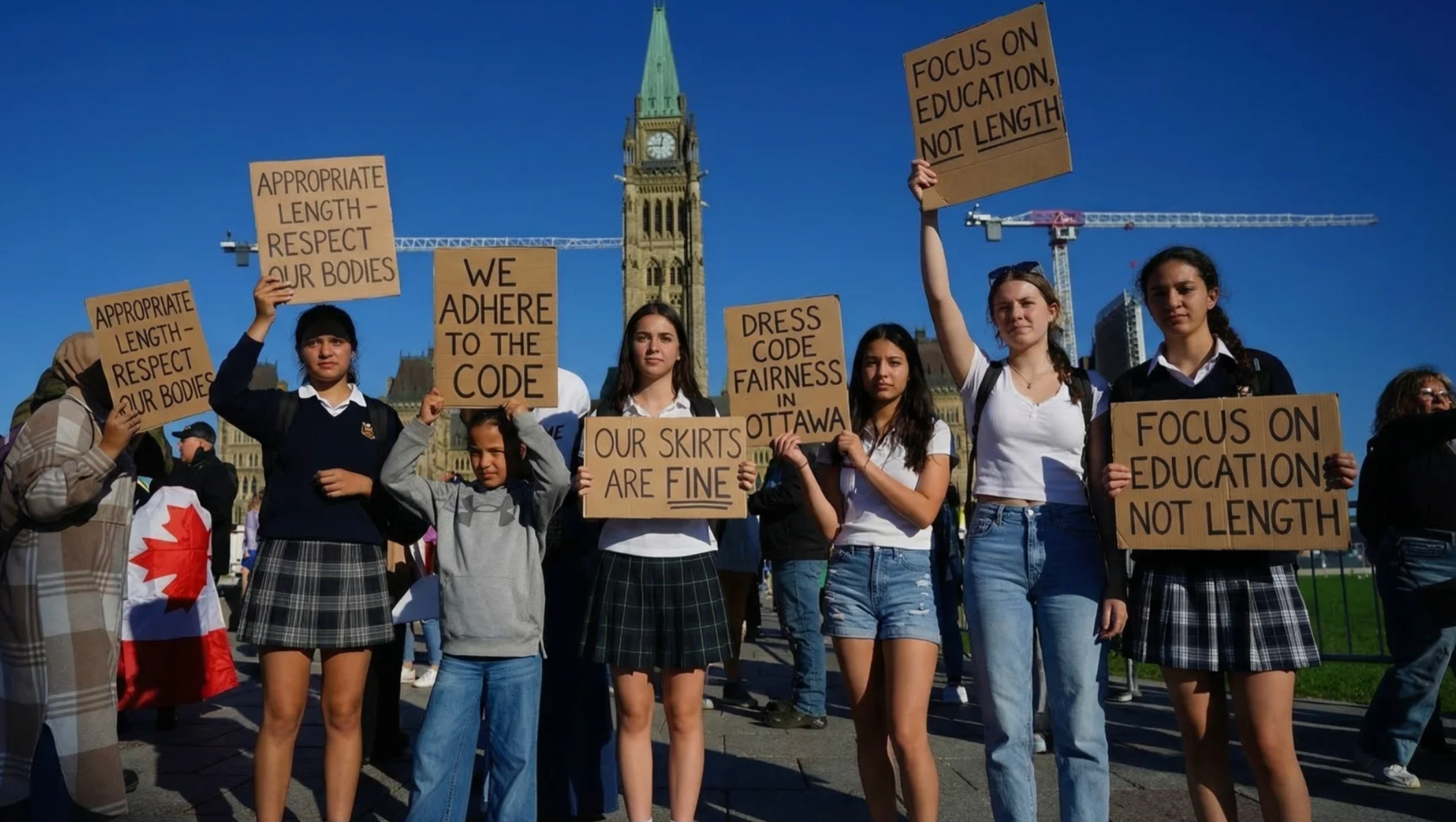 Angela speaks about recent school dress code policy in Ottawa
