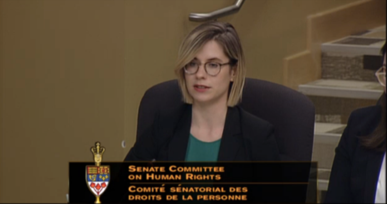 Angela Chaisson Makes Submissions Before the Canadian Senate on Behalf of the Criminal Lawyers’ Association