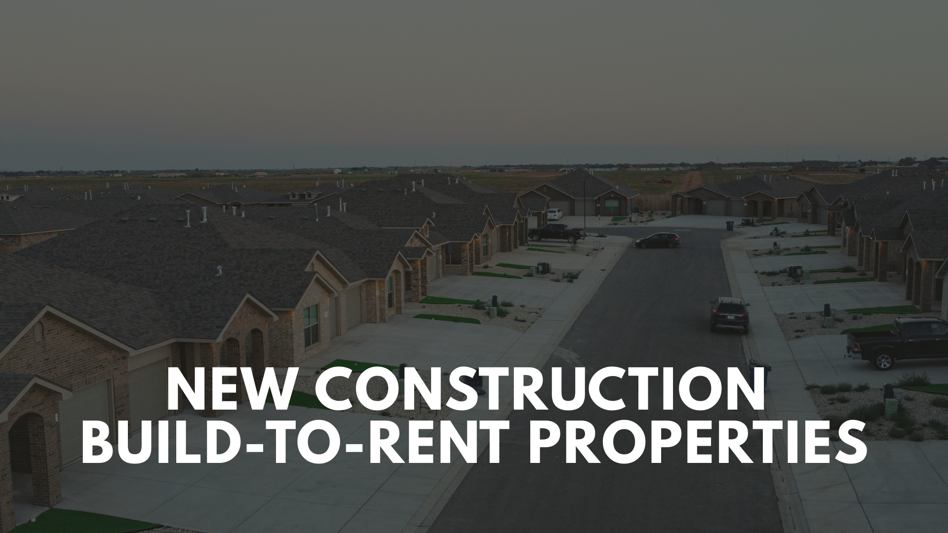 New Construction Build-to-Rent Properties are a Good Investment with a Skyrocketing Demand