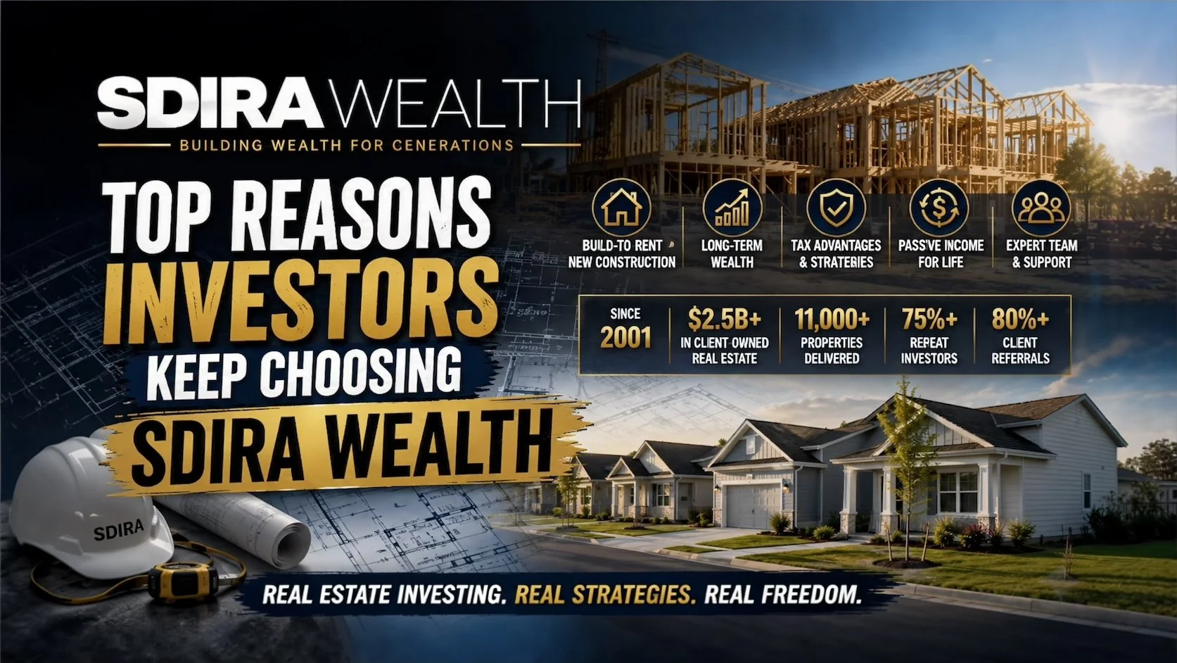 Top Reasons Real Estate Investors Keep Choosing SDIRA Wealth