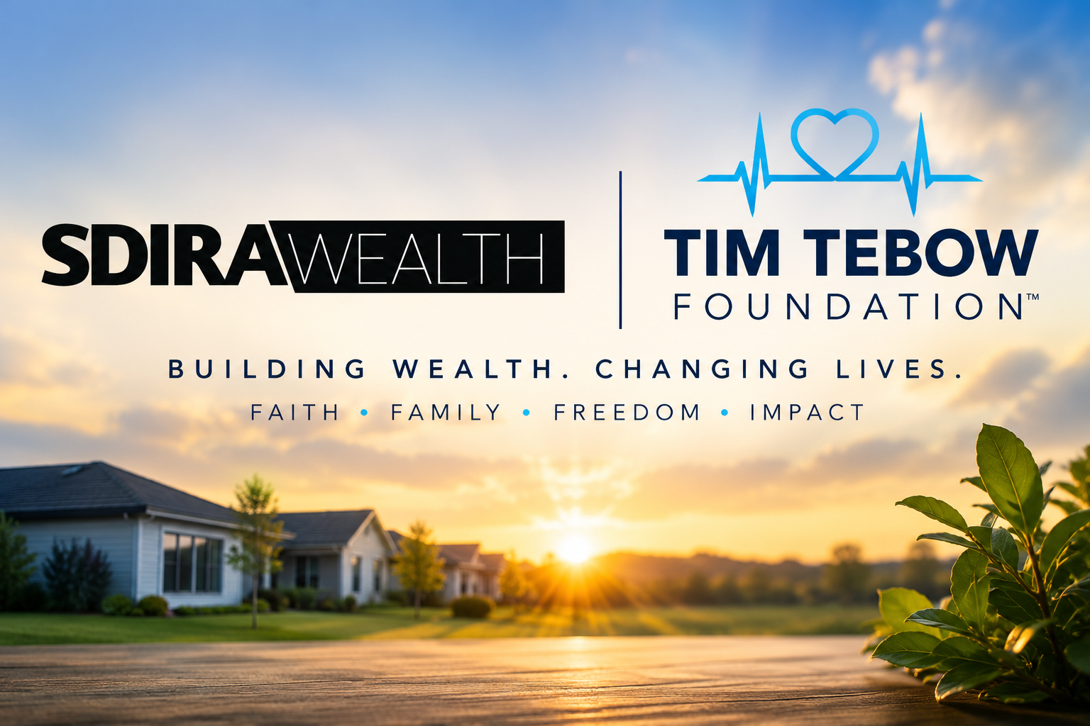 Why SDIRA Wealth Partners with the Tim Tebow Foundation: Real Estate Investing with Purpose