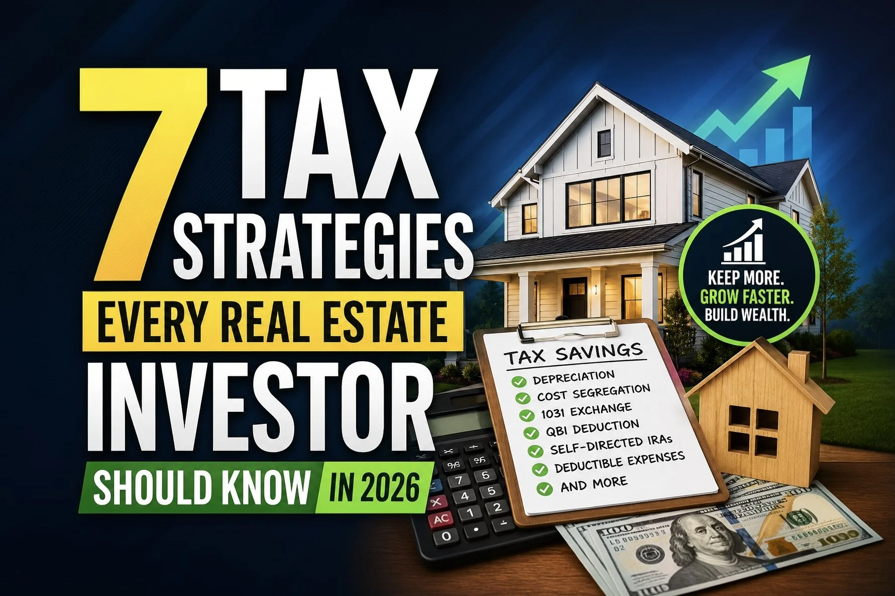 7 Tax Strategies Every Real Estate Investor Should Know in 2026