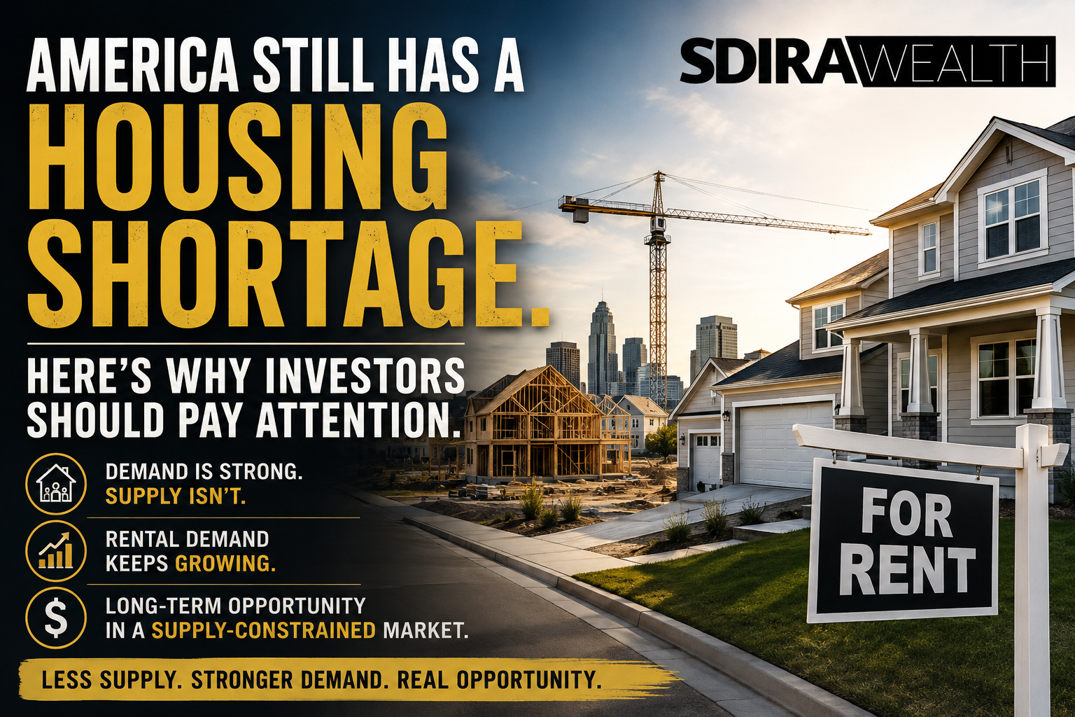 America Still Has a Housing Shortage. Here’s Why Investors Should Pay Attention.